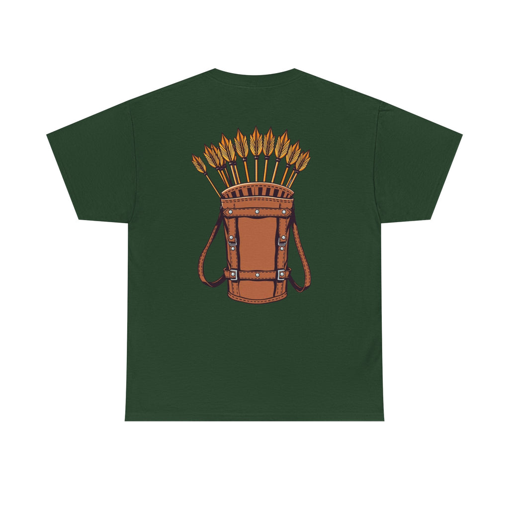 Robin Hood-Inspired Unisex Heavy Cotton Tee, Gamer Gift, Fantasy T-Shirt, Geeky Apparel, Celebration Wear, Unique Costume Tee