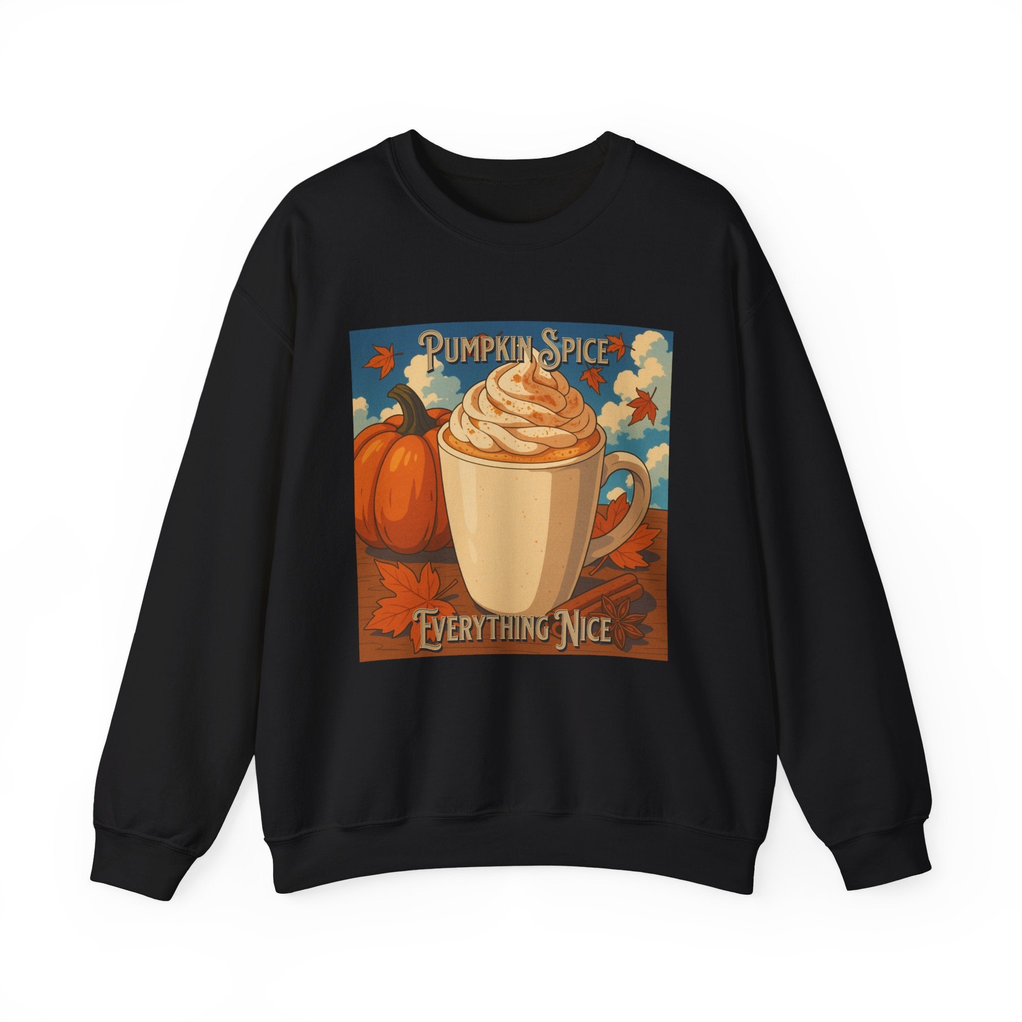 Cozy Pumpkin Spice Sweatshirt | Fall Fashion, Sweatshirt Gift, Autumn Style, Coffee Lover Apparel, Thanksgiving Outfit