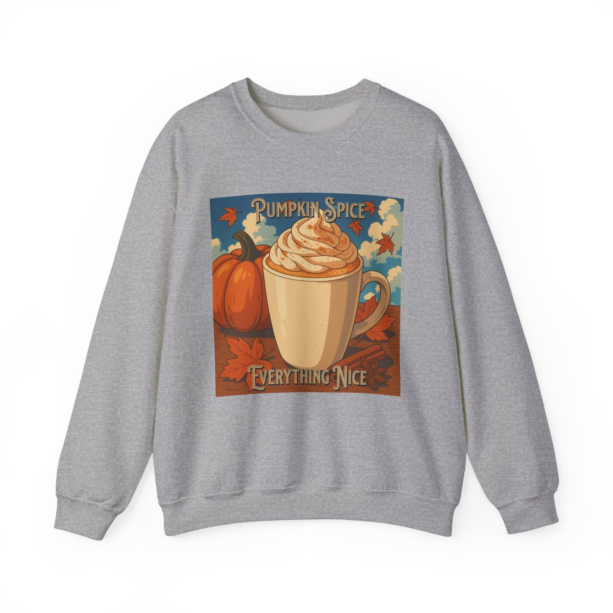 Cozy Pumpkin Spice Sweatshirt | Fall Fashion, Sweatshirt Gift, Autumn Style, Coffee Lover Apparel, Thanksgiving Outfit