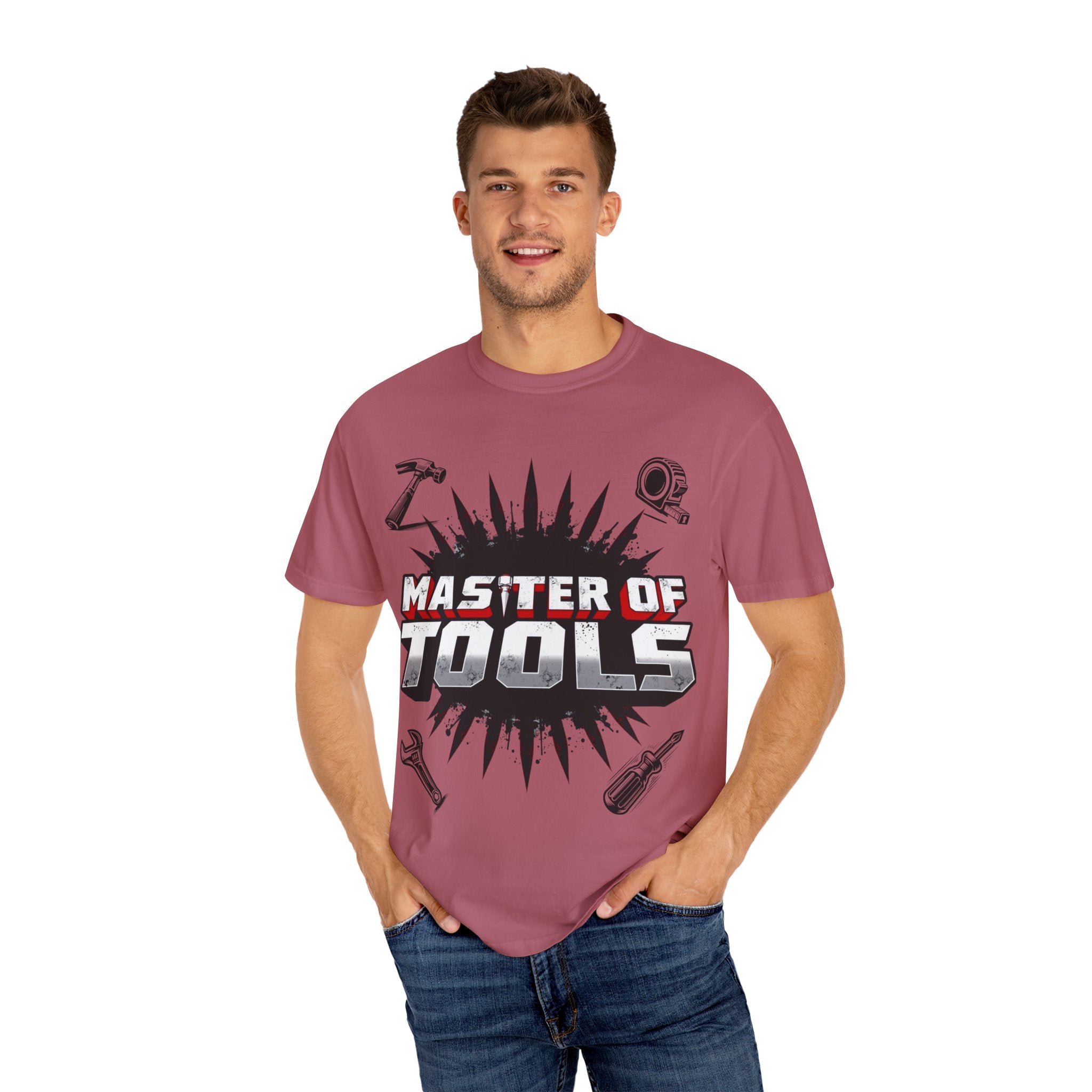 Master of Tools Unisex T-Shirt | Gift for DIY Enthusiasts | Crafting, Birthdays, Father's Day, Construction