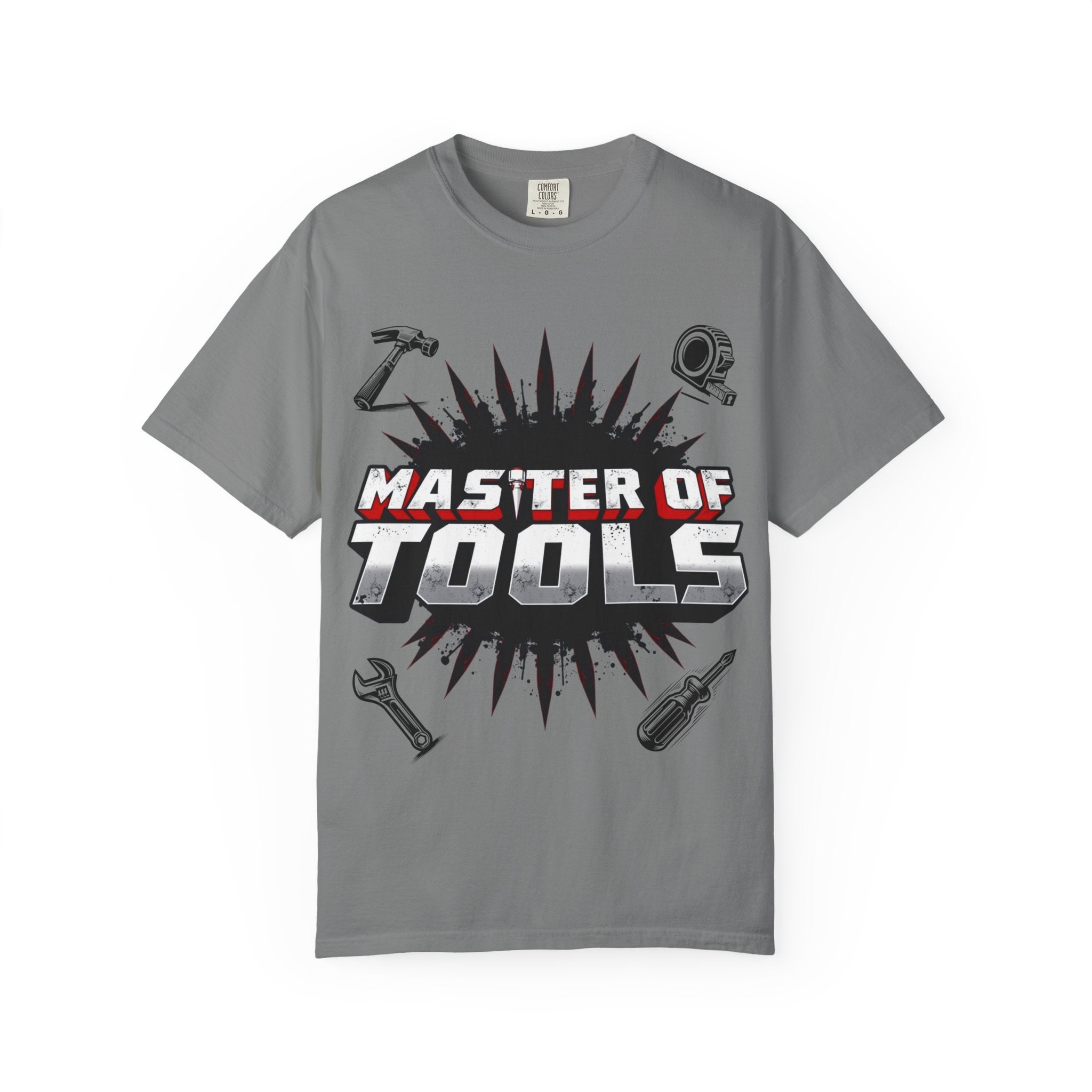 Master of Tools Unisex T-Shirt | Gift for DIY Enthusiasts | Crafting, Birthdays, Father's Day, Construction