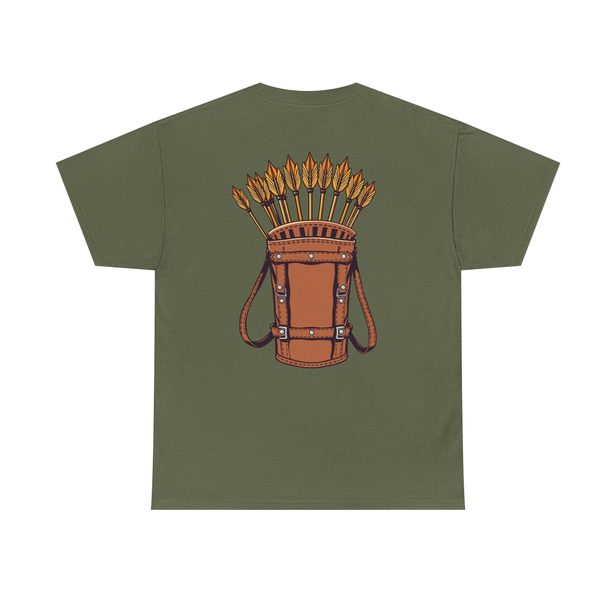 Robin Hood-Inspired Unisex Heavy Cotton Tee, Gamer Gift, Fantasy T-Shirt, Geeky Apparel, Celebration Wear, Unique Costume Tee