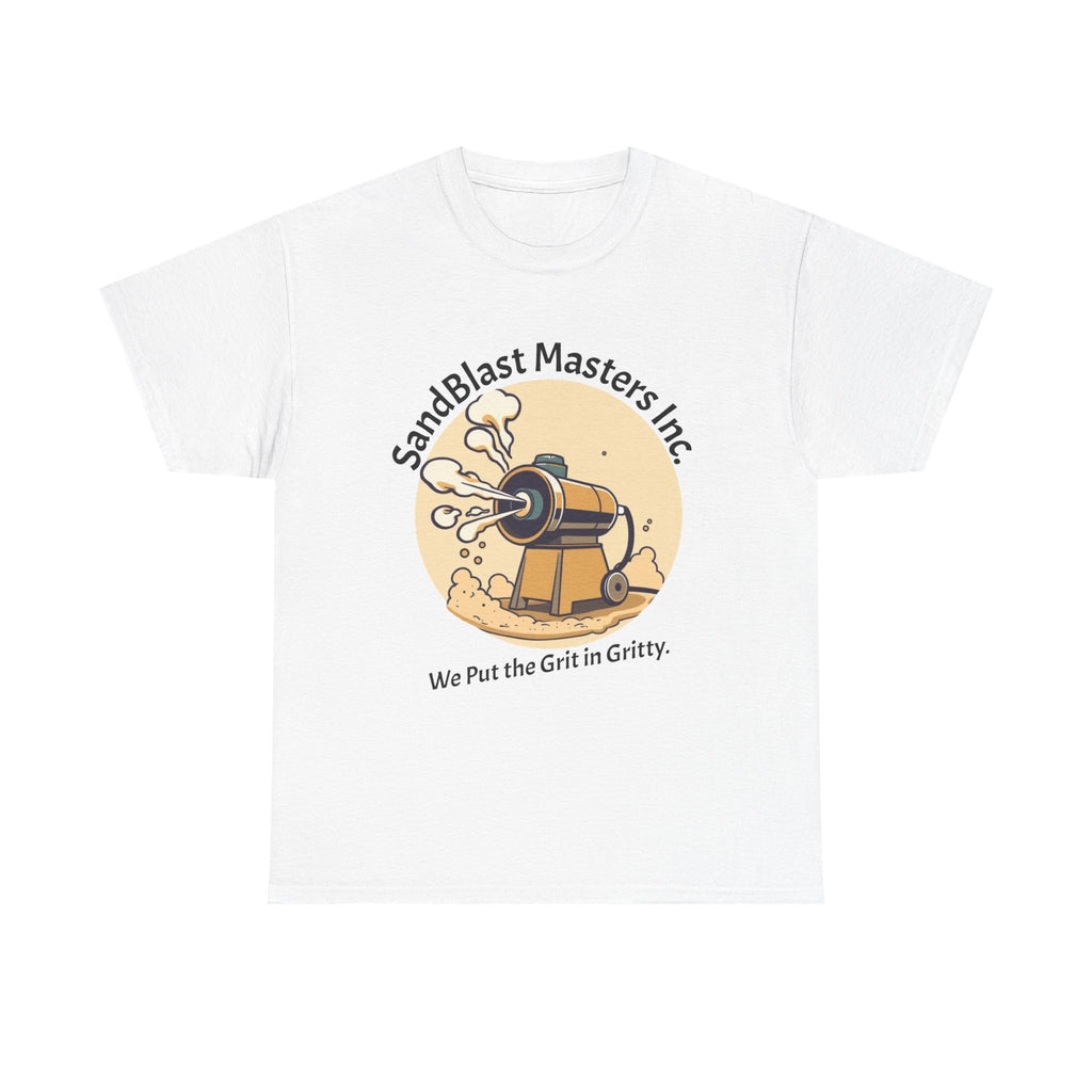 Sandblast Masters Inc. Unisex Heavy Cotton Tee - Casual Workwear, Graphic Tee, Gritty T-Shirt, Creative Gift, Comfortable Everyday Wear