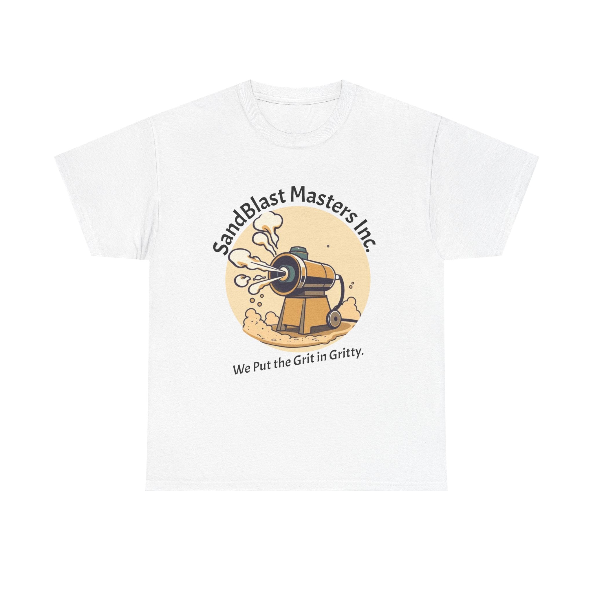 Sandblast Masters Inc. Unisex Heavy Cotton Tee - Casual Workwear, Graphic Tee, Gritty T-Shirt, Creative Gift, Comfortable Everyday Wear