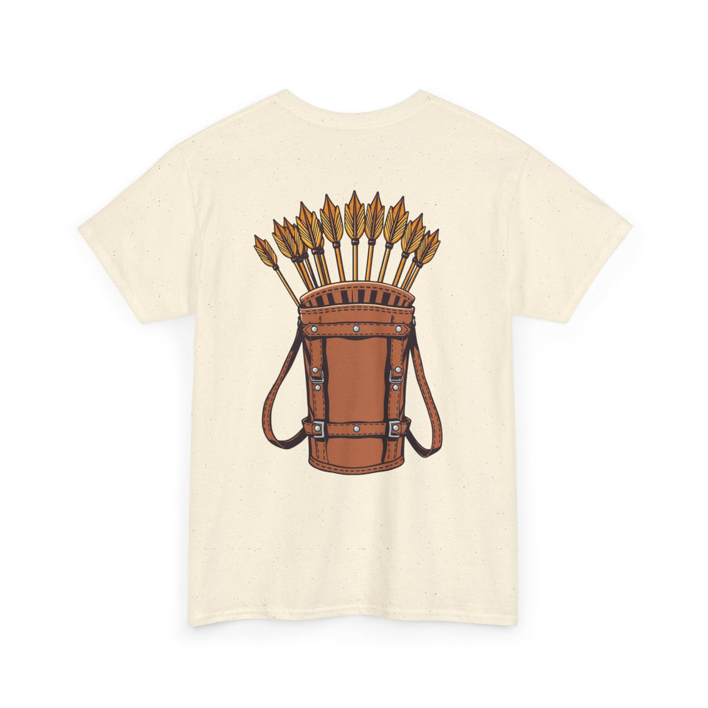 Robin Hood-Inspired Unisex Heavy Cotton Tee, Gamer Gift, Fantasy T-Shirt, Geeky Apparel, Celebration Wear, Unique Costume Tee