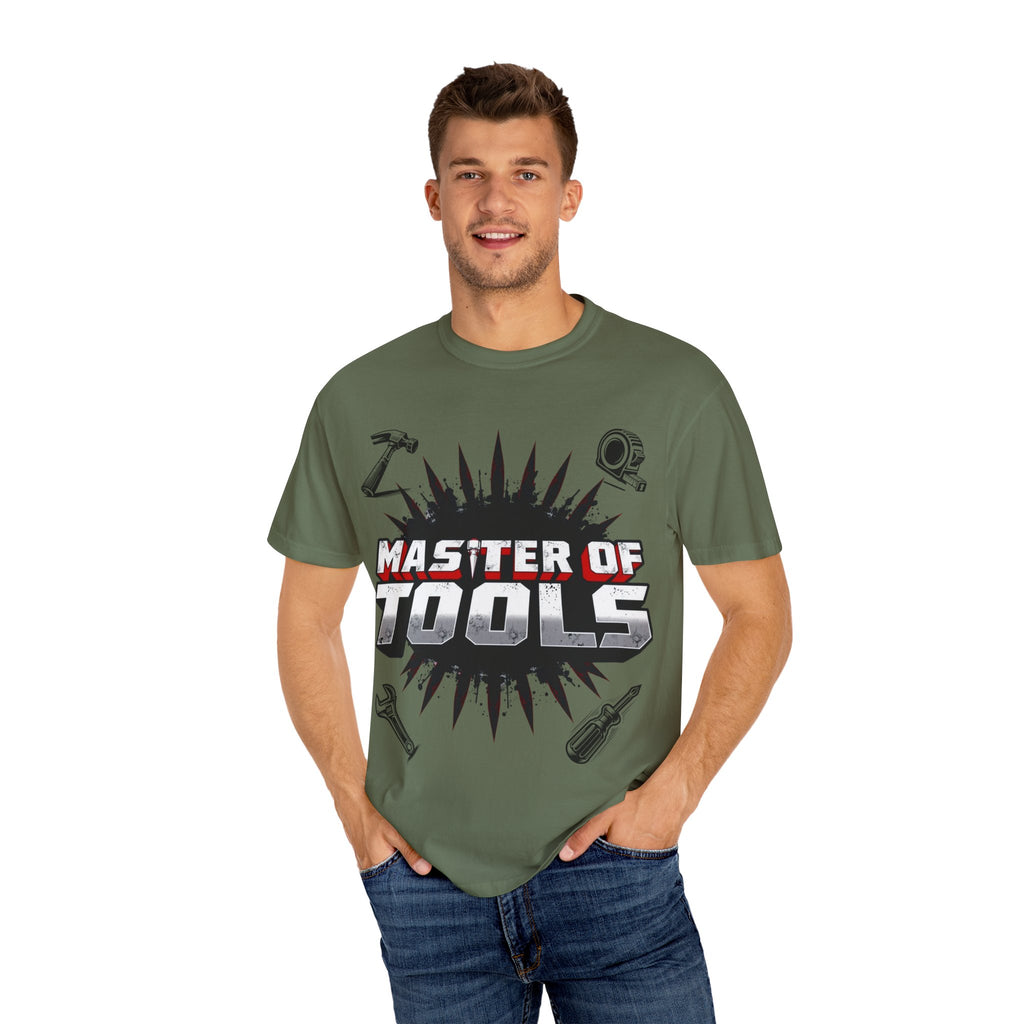 Master of Tools Unisex T-Shirt | Gift for DIY Enthusiasts | Crafting, Birthdays, Father's Day, Construction