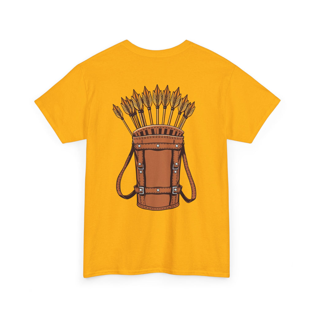 Robin Hood-Inspired Unisex Heavy Cotton Tee, Gamer Gift, Fantasy T-Shirt, Geeky Apparel, Celebration Wear, Unique Costume Tee
