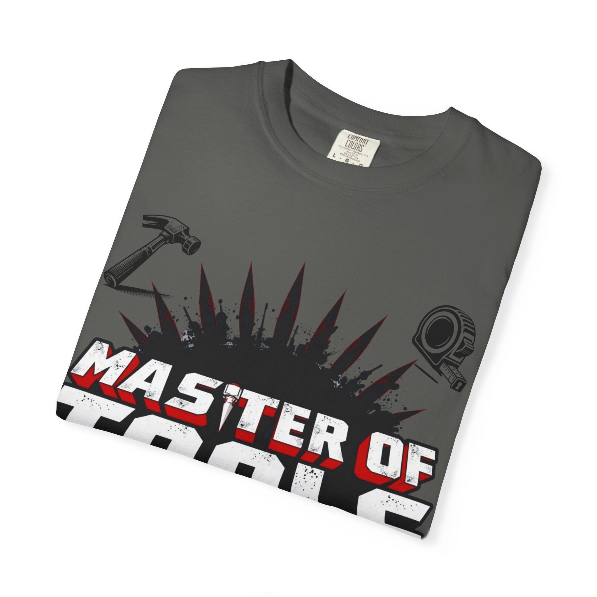 Master of Tools Unisex T-Shirt | Gift for DIY Enthusiasts | Crafting, Birthdays, Father's Day, Construction