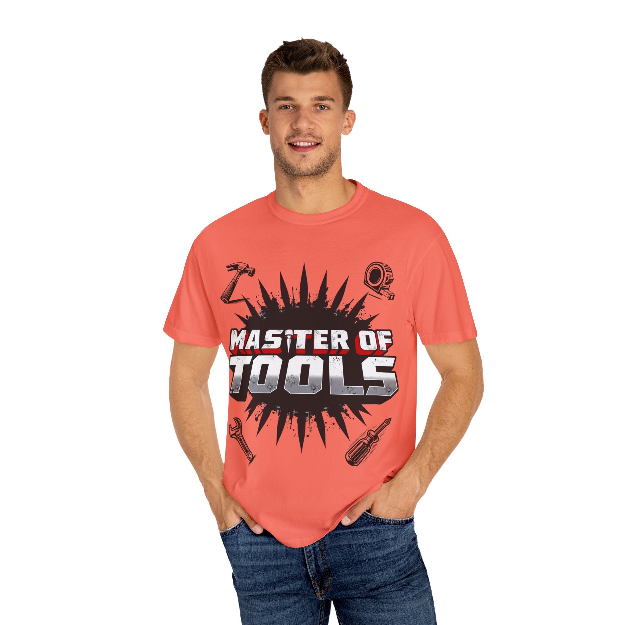 Master of Tools Unisex T-Shirt | Gift for DIY Enthusiasts | Crafting, Birthdays, Father's Day, Construction
