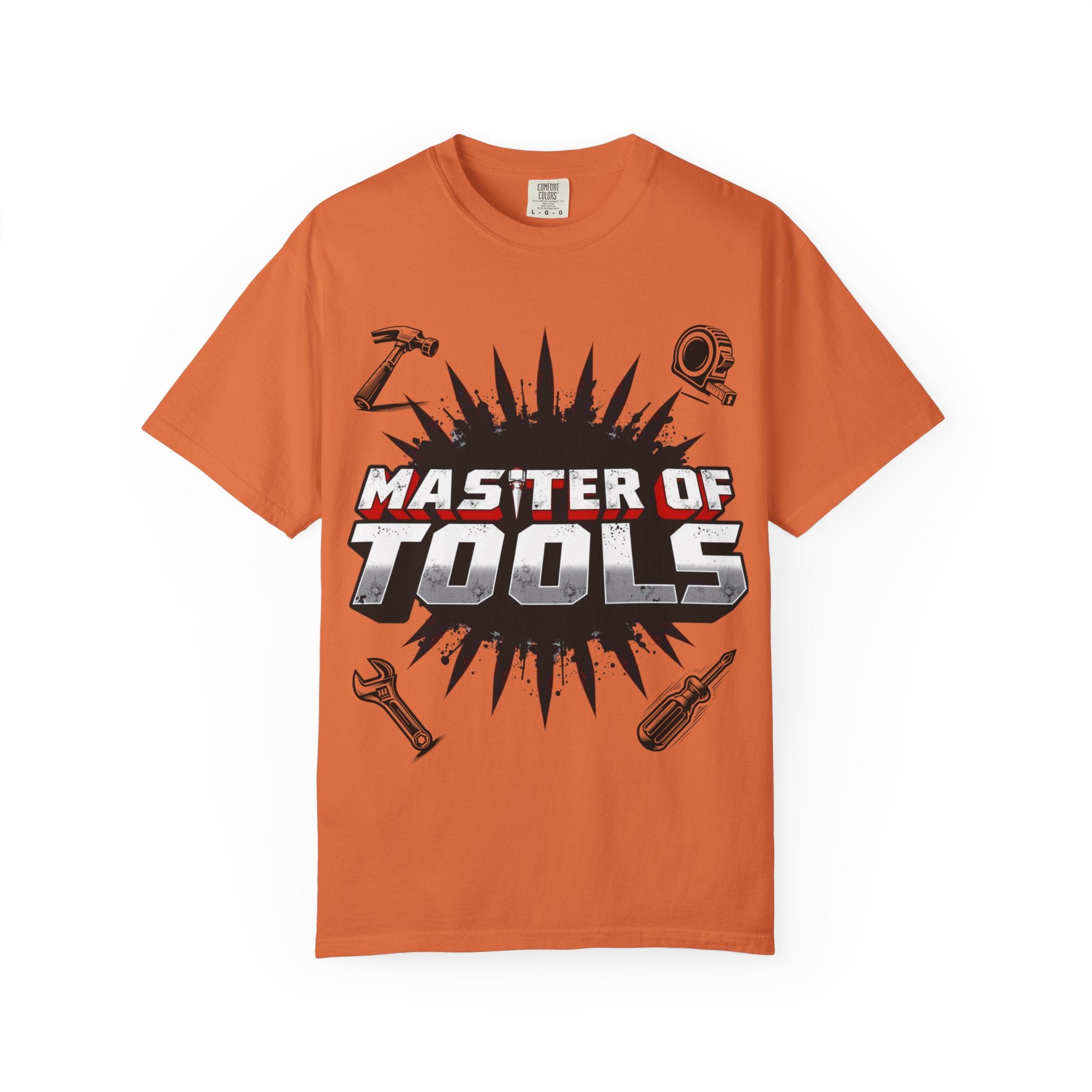 Master of Tools Unisex T-Shirt | Gift for DIY Enthusiasts | Crafting, Birthdays, Father's Day, Construction