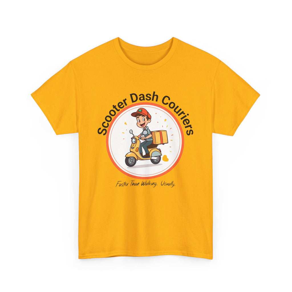 Scooter Courier Tee - Fun Urban Delivery T-Shirt, Perfect for Gifting, Casual Wear, Festivals, Everyday Use
