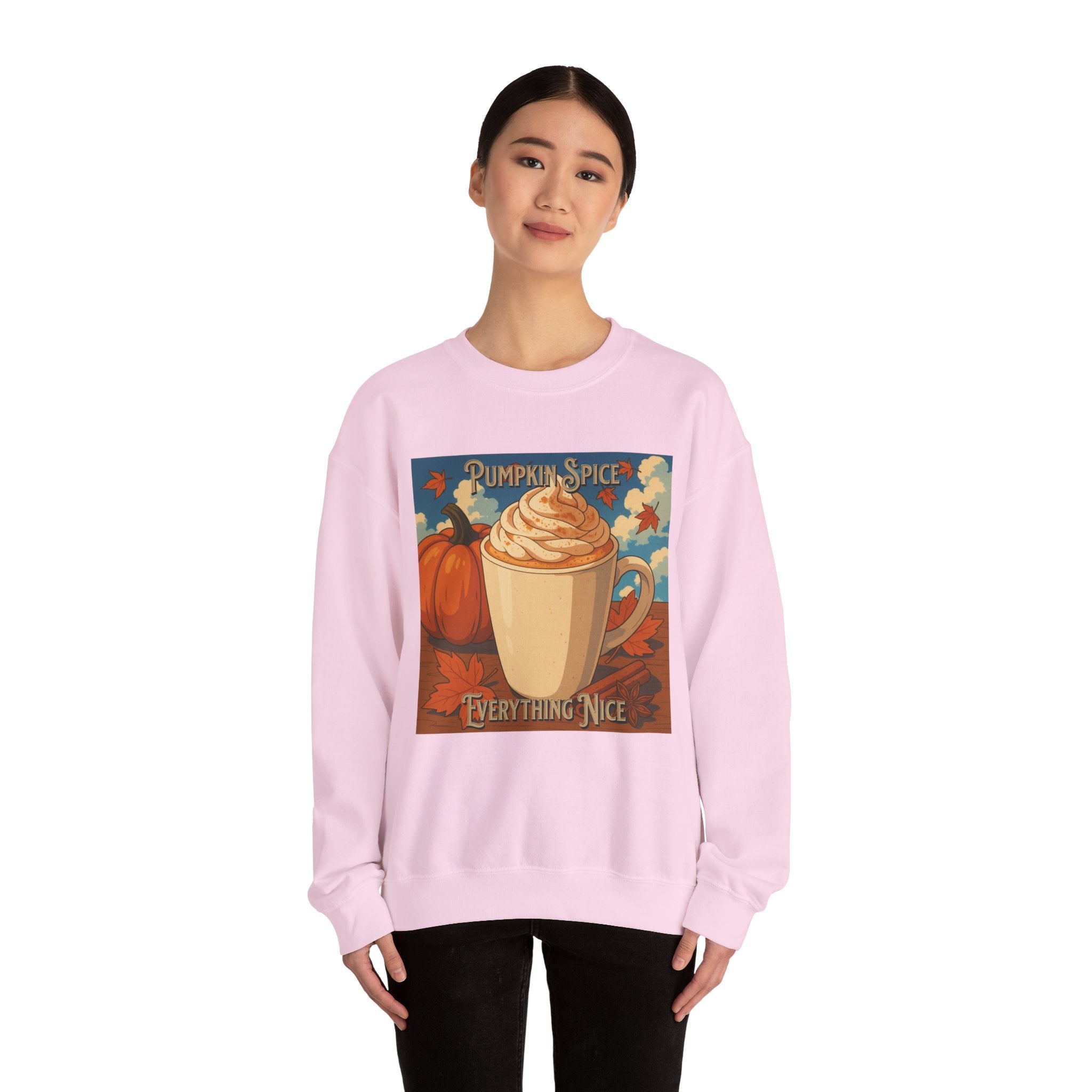 Cozy Pumpkin Spice Sweatshirt | Fall Fashion, Sweatshirt Gift, Autumn Style, Coffee Lover Apparel, Thanksgiving Outfit