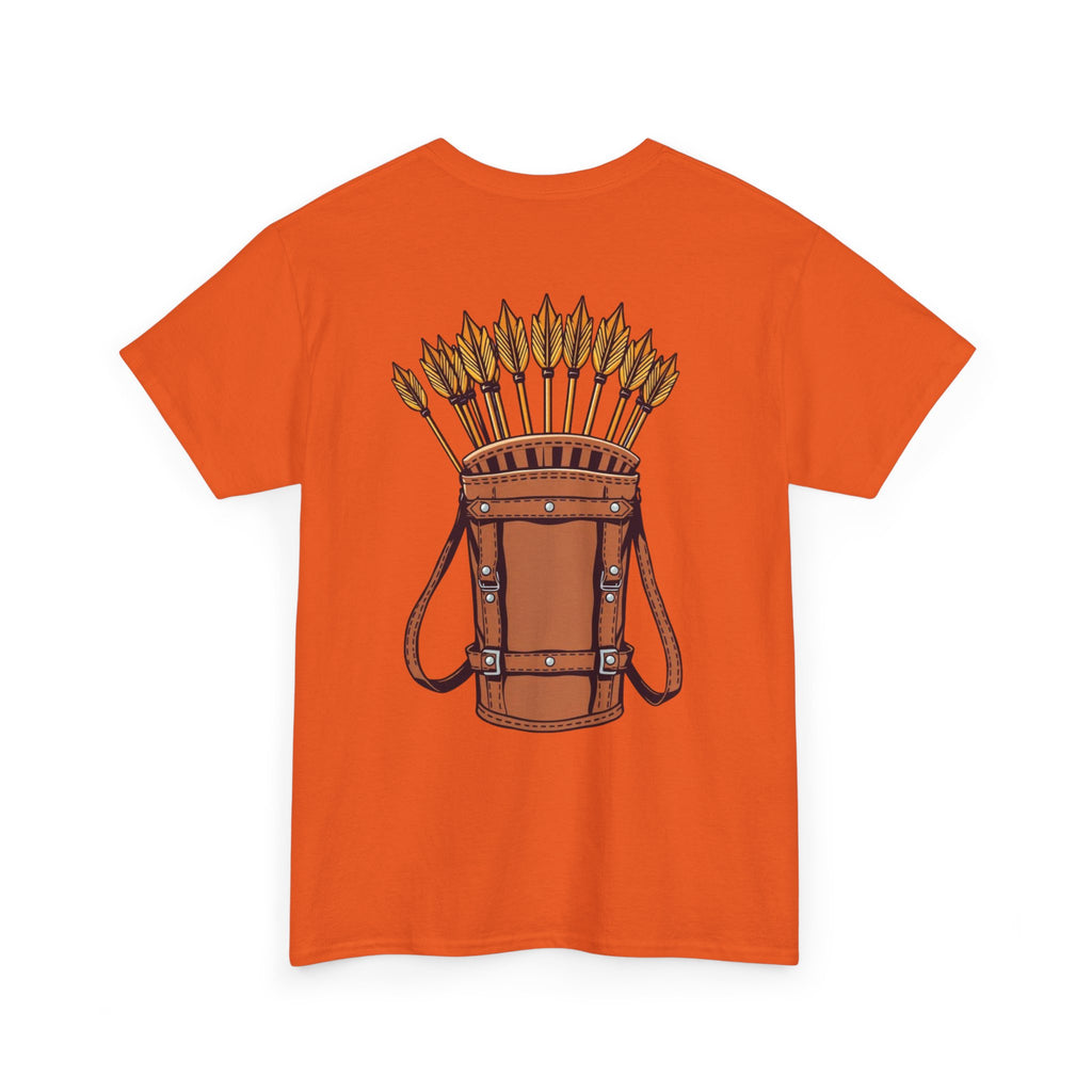 Robin Hood-Inspired Unisex Heavy Cotton Tee, Gamer Gift, Fantasy T-Shirt, Geeky Apparel, Celebration Wear, Unique Costume Tee