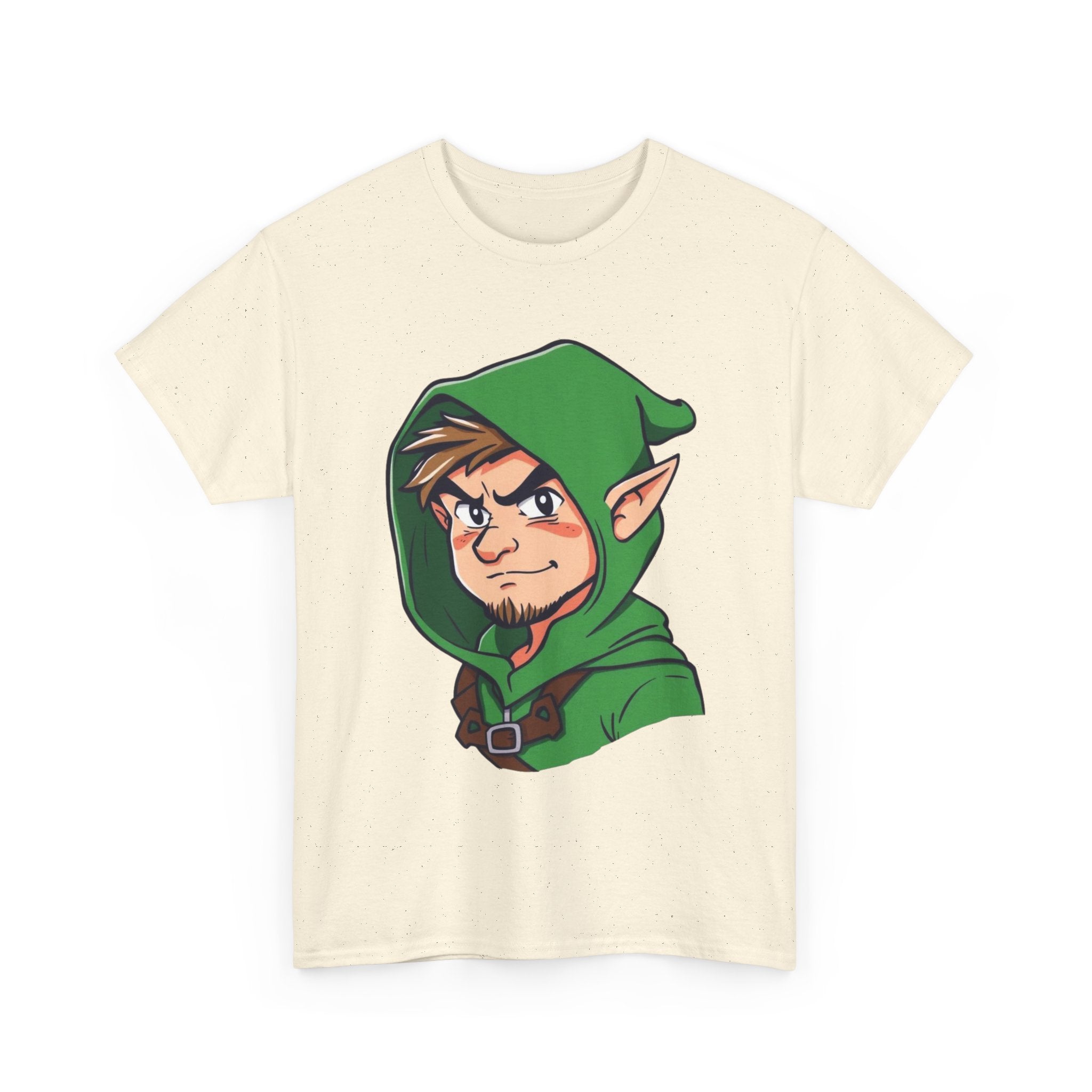 Robin Hood-Inspired Unisex Heavy Cotton Tee, Gamer Gift, Fantasy T-Shirt, Geeky Apparel, Celebration Wear, Unique Costume Tee