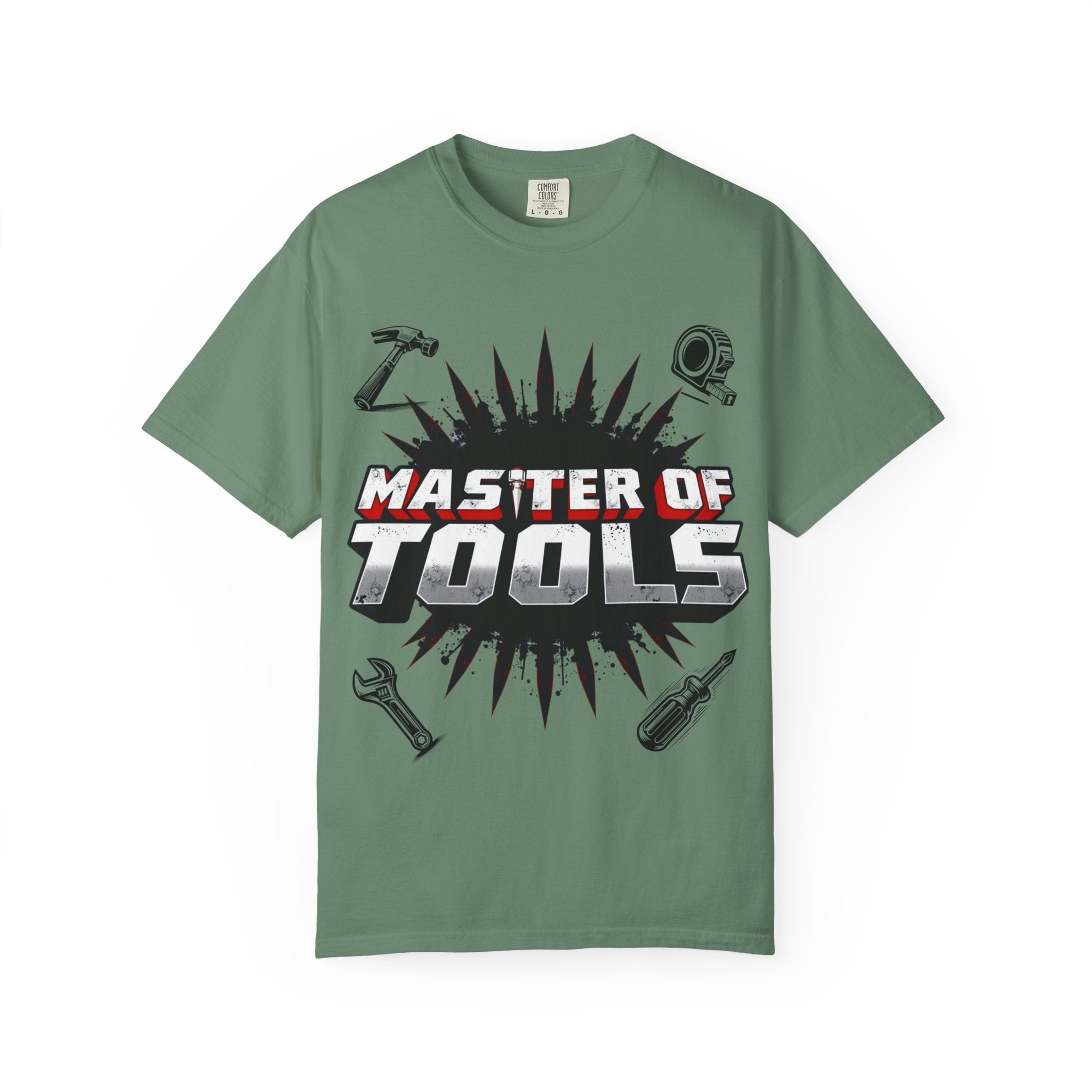 Master of Tools Unisex T-Shirt | Gift for DIY Enthusiasts | Crafting, Birthdays, Father's Day, Construction
