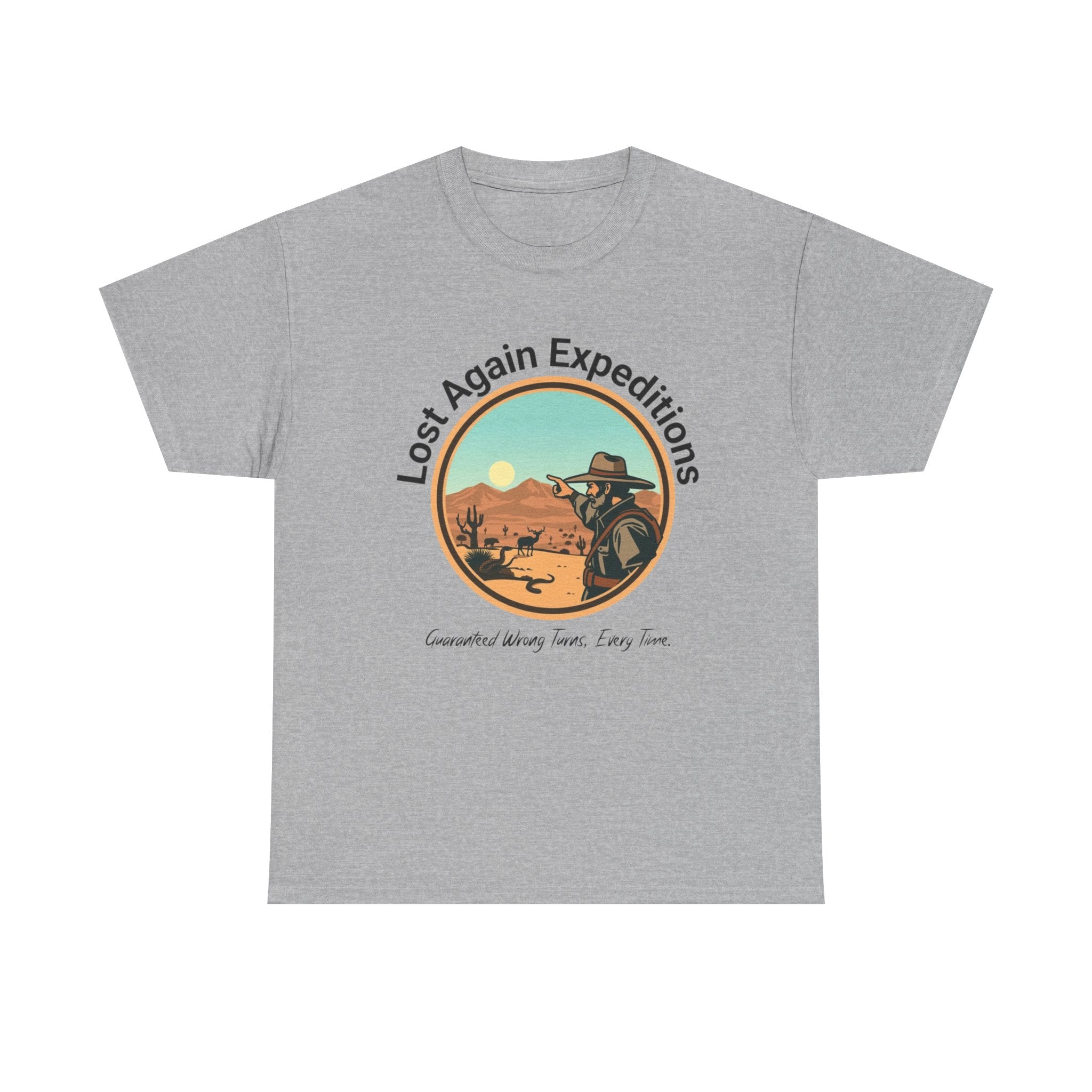 Vintage Adventure Graphic Tee, Lost Again Expeditions Shirt, Travel T-shirt, Unisex Cotton Top, Perfect Gift for Explorers