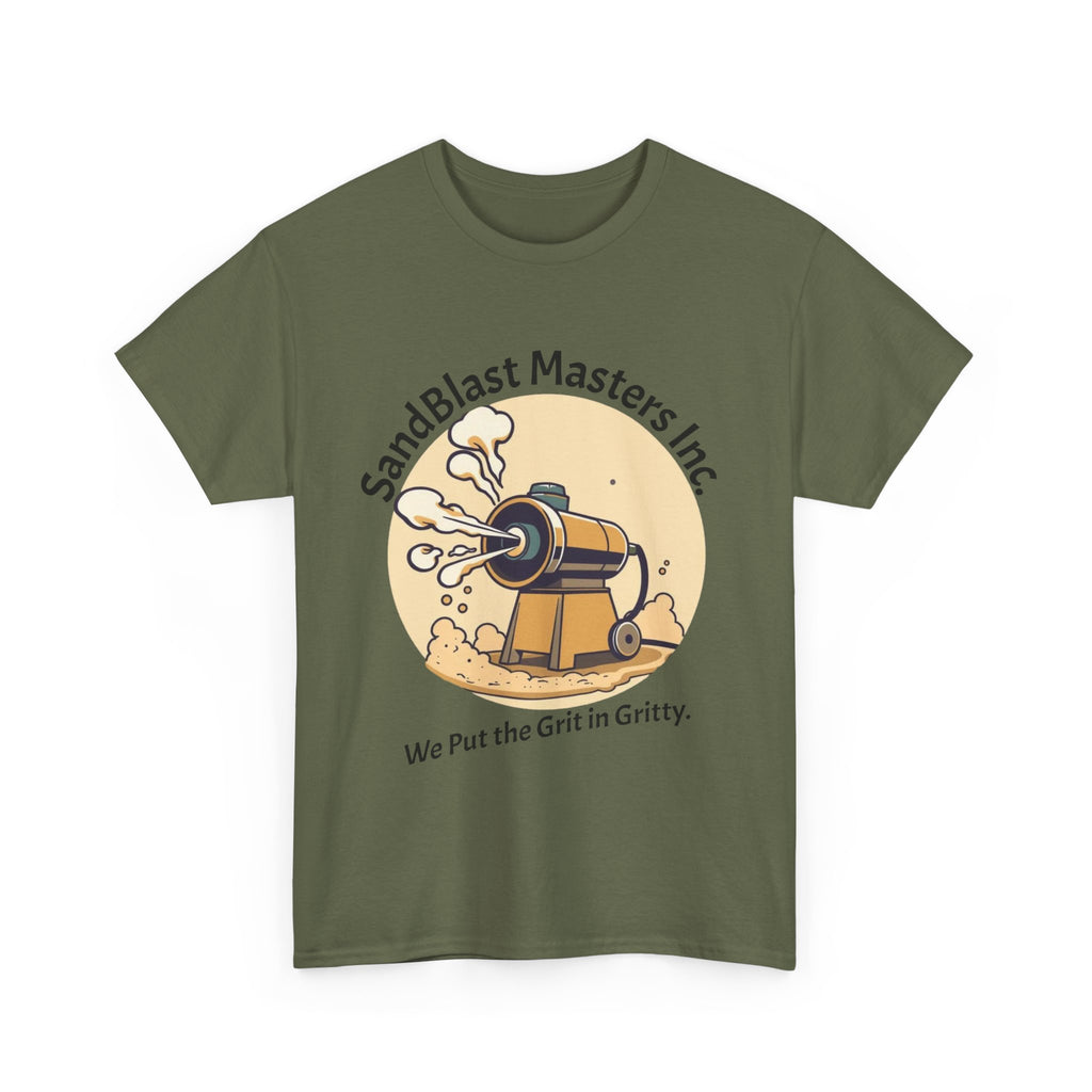 Sandblast Masters Inc. Unisex Heavy Cotton Tee - Casual Workwear, Graphic Tee, Gritty T-Shirt, Creative Gift, Comfortable Everyday Wear