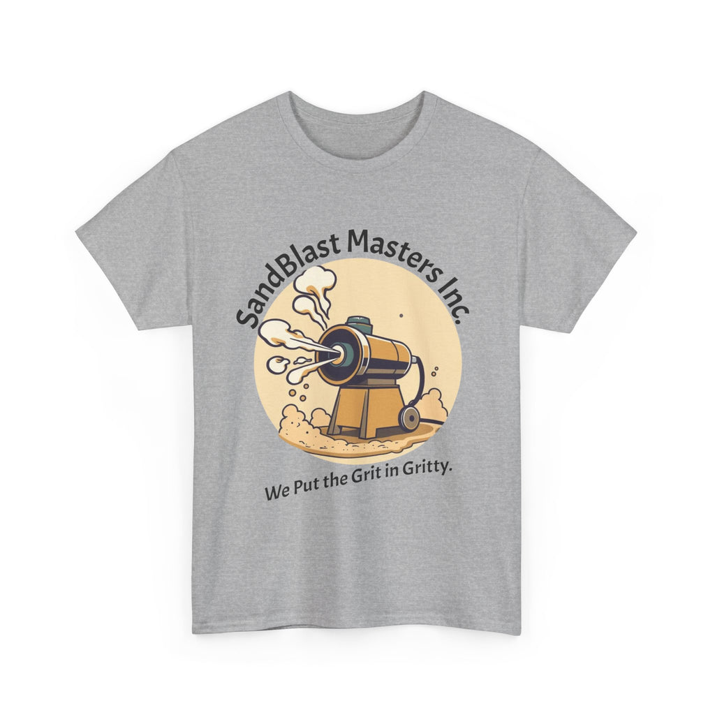 Sandblast Masters Inc. Unisex Heavy Cotton Tee - Casual Workwear, Graphic Tee, Gritty T-Shirt, Creative Gift, Comfortable Everyday Wear