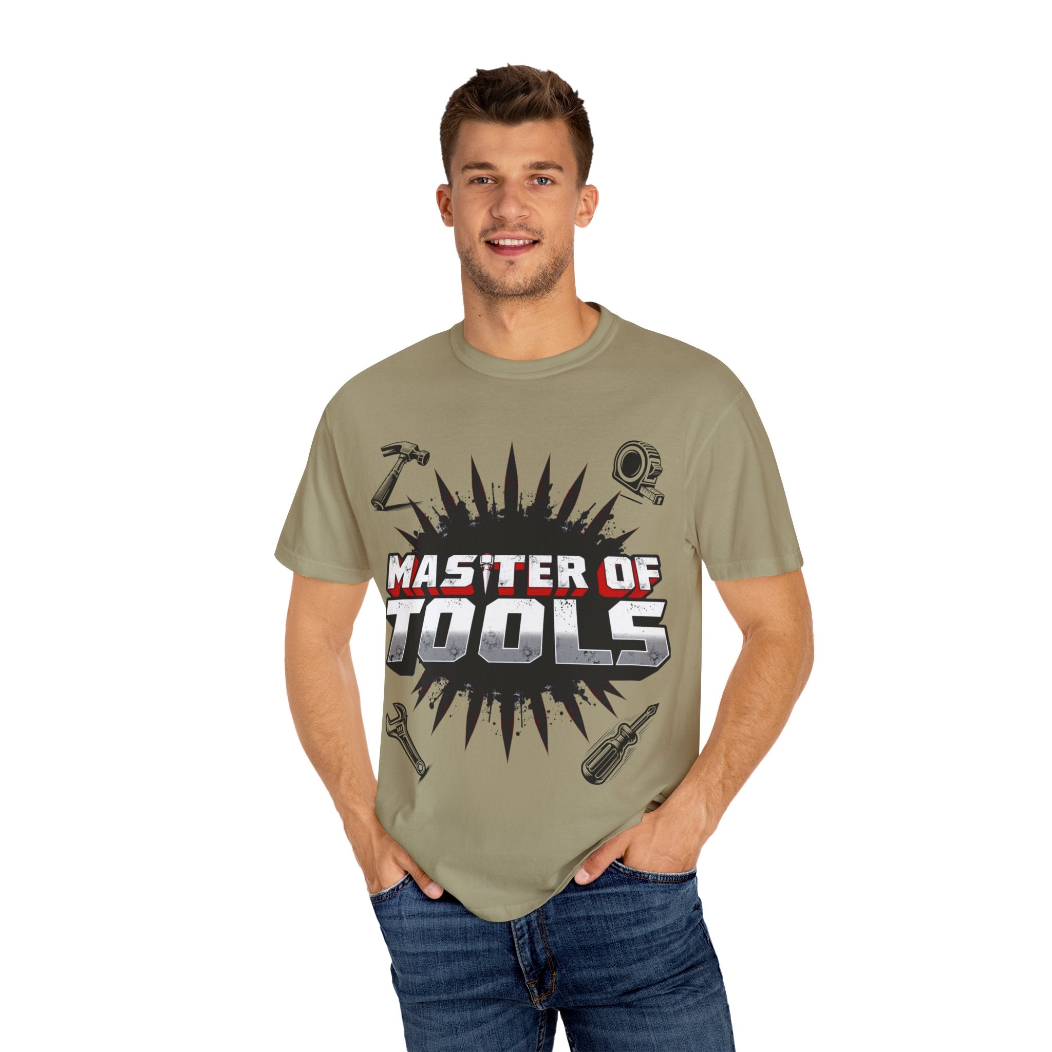 Master of Tools Unisex T-Shirt | Gift for DIY Enthusiasts | Crafting, Birthdays, Father's Day, Construction