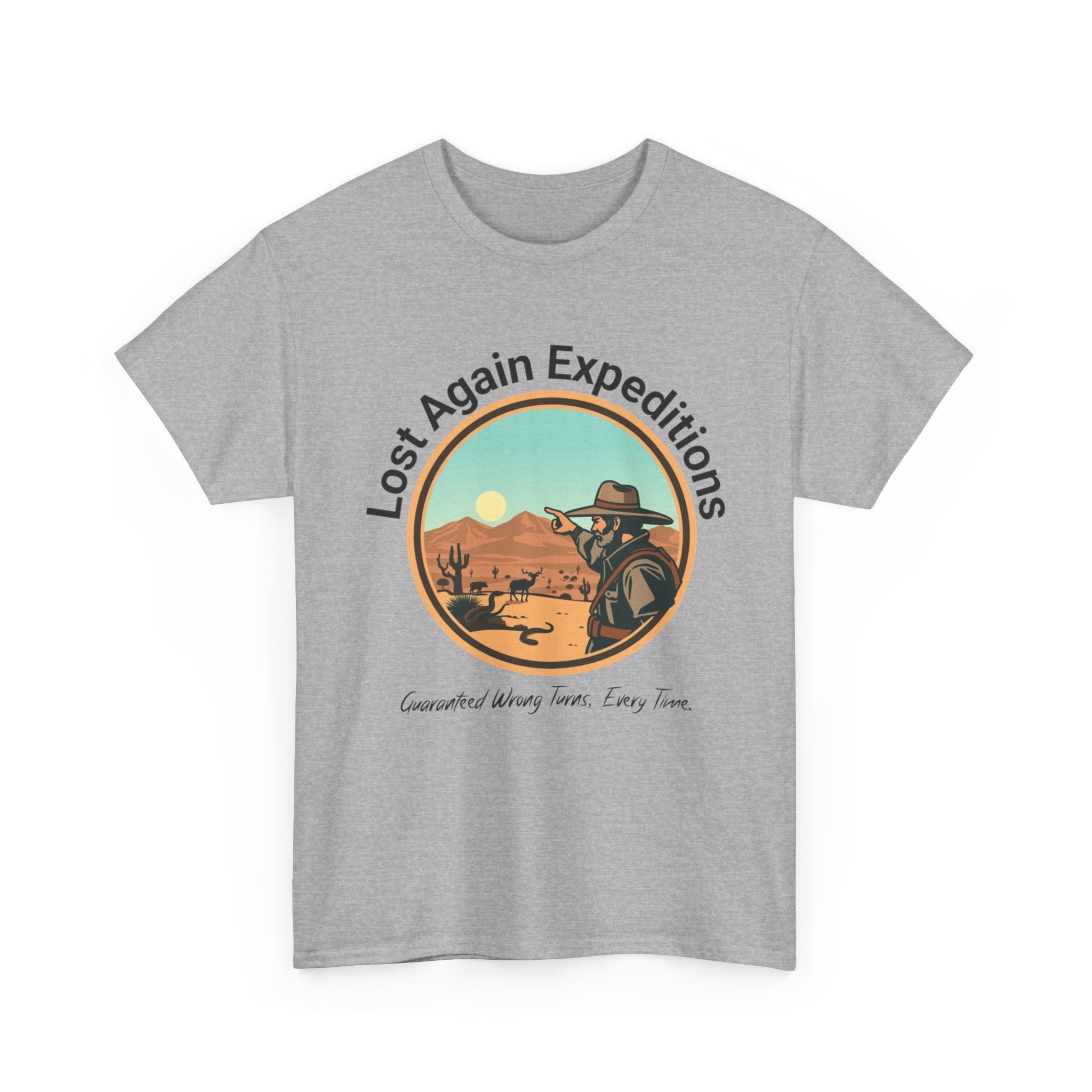 Vintage Adventure Graphic Tee, Lost Again Expeditions Shirt, Travel T-shirt, Unisex Cotton Top, Perfect Gift for Explorers