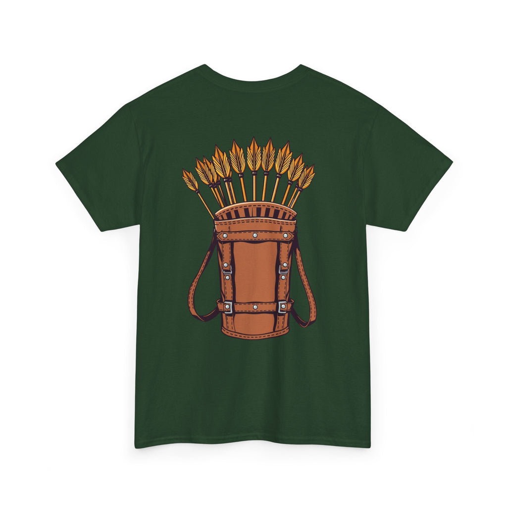 Robin Hood-Inspired Unisex Heavy Cotton Tee, Gamer Gift, Fantasy T-Shirt, Geeky Apparel, Celebration Wear, Unique Costume Tee