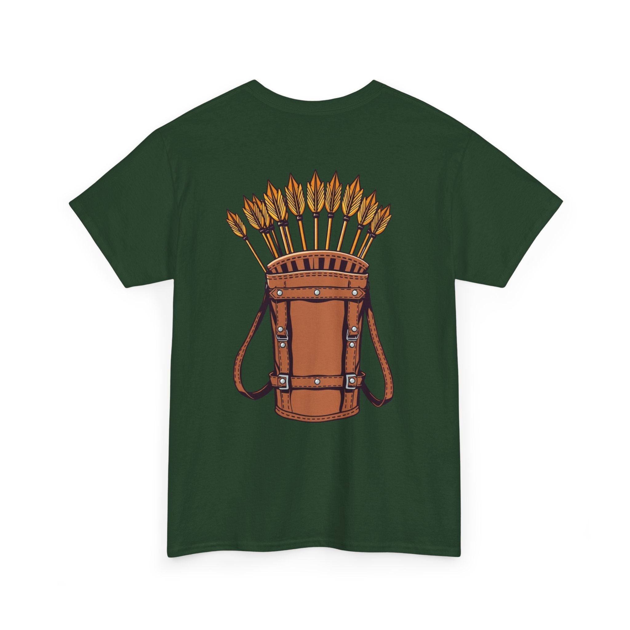 Robin Hood-Inspired Unisex Heavy Cotton Tee, Gamer Gift, Fantasy T-Shirt, Geeky Apparel, Celebration Wear, Unique Costume Tee