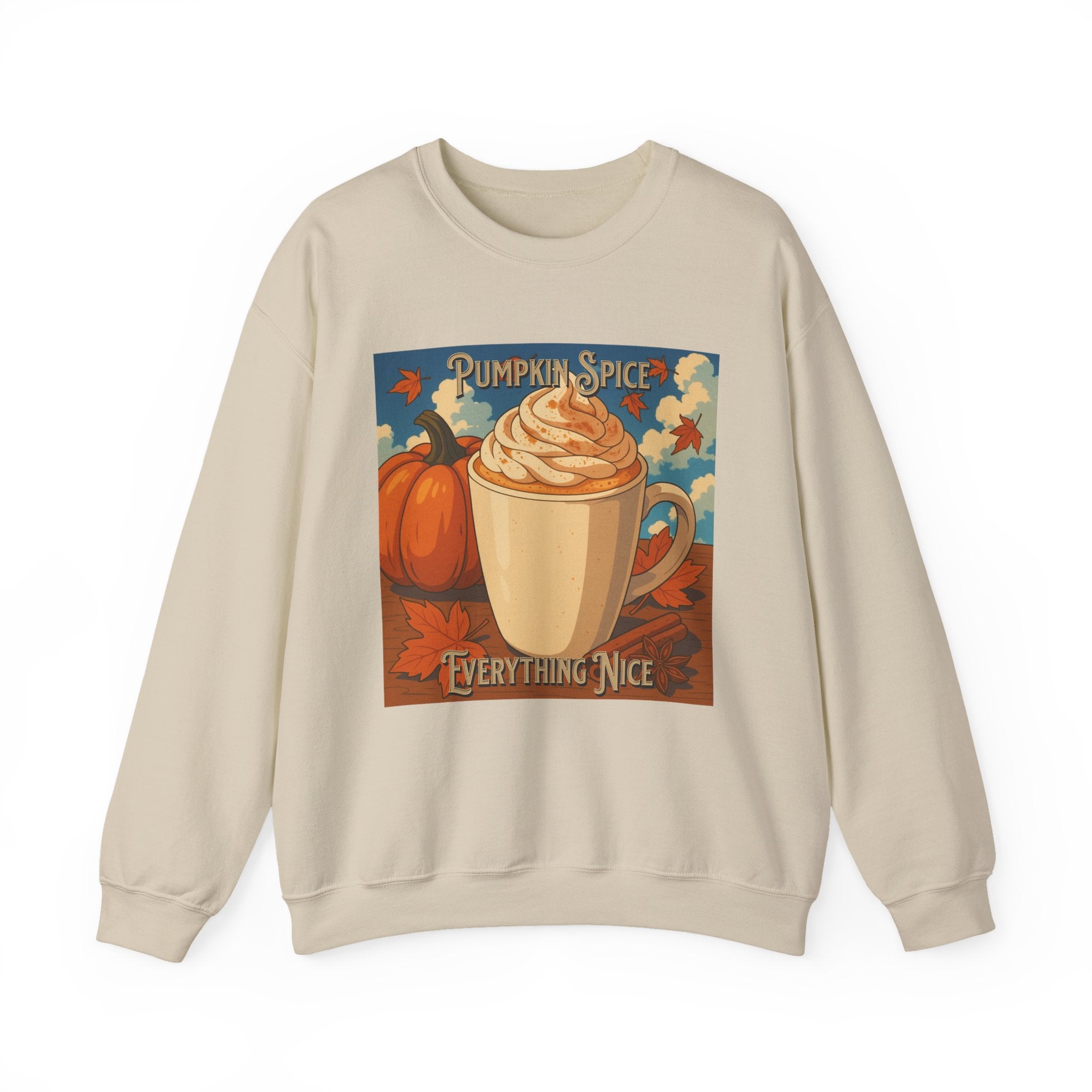 Cozy Pumpkin Spice Sweatshirt | Fall Fashion, Sweatshirt Gift, Autumn Style, Coffee Lover Apparel, Thanksgiving Outfit