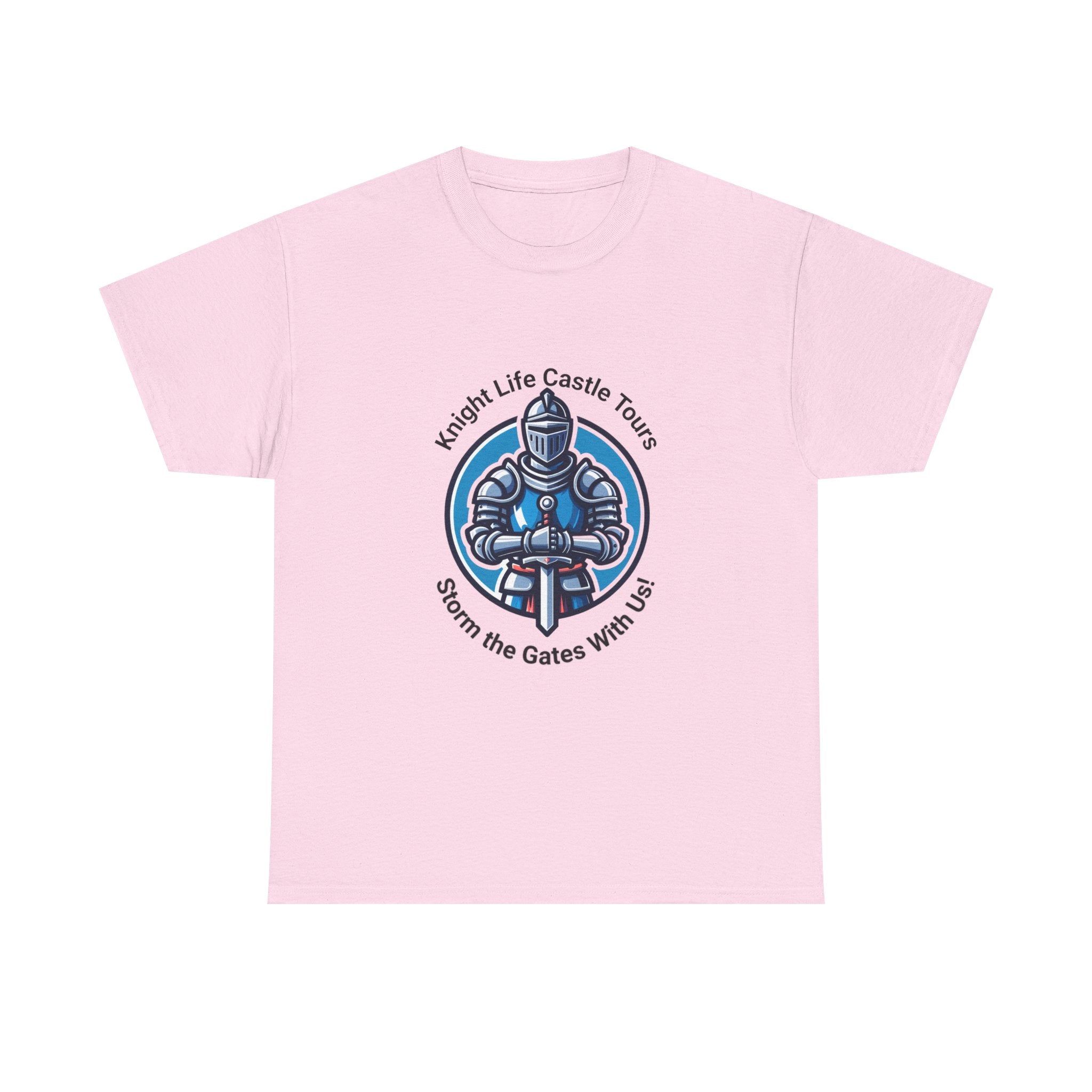 Knight Life Castle Tour Tee, Funny Graphic T-Shirt, Unisex Cotton Tee, Gift for Gamers, Summer Casual Wear, Adventure Theme Shirt