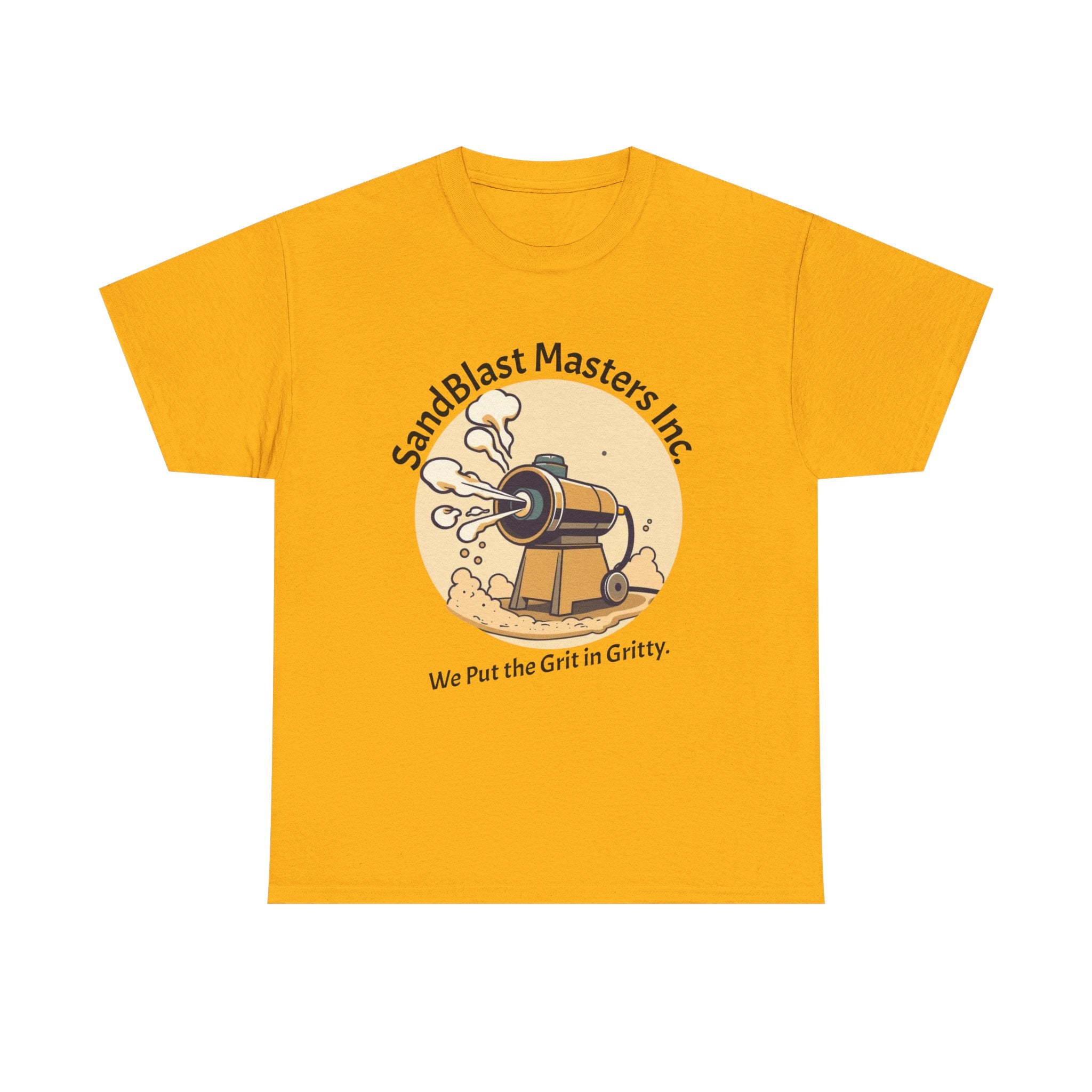 Sandblast Masters Inc. Unisex Heavy Cotton Tee - Casual Workwear, Graphic Tee, Gritty T-Shirt, Creative Gift, Comfortable Everyday Wear