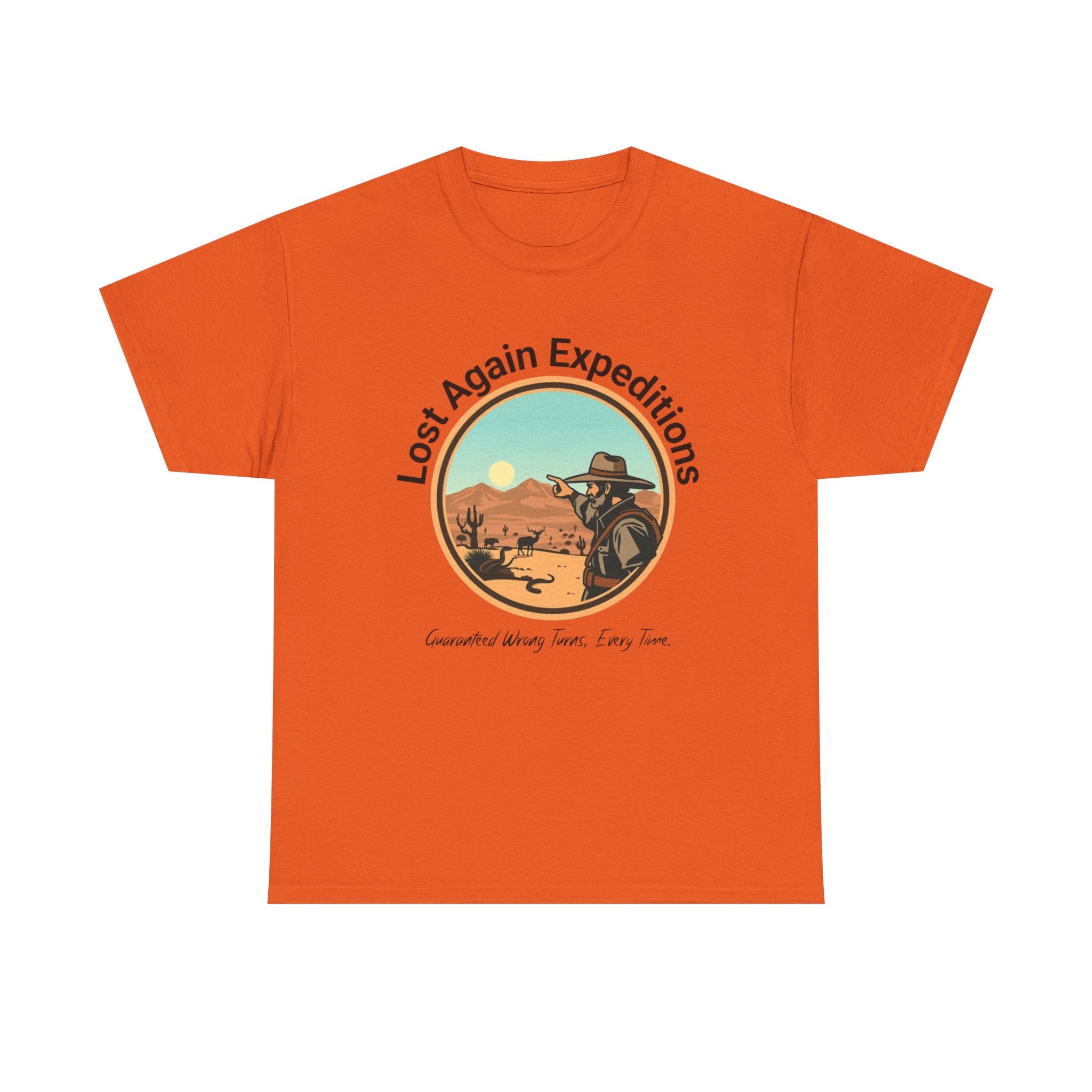 Vintage Adventure Graphic Tee, Lost Again Expeditions Shirt, Travel T-shirt, Unisex Cotton Top, Perfect Gift for Explorers