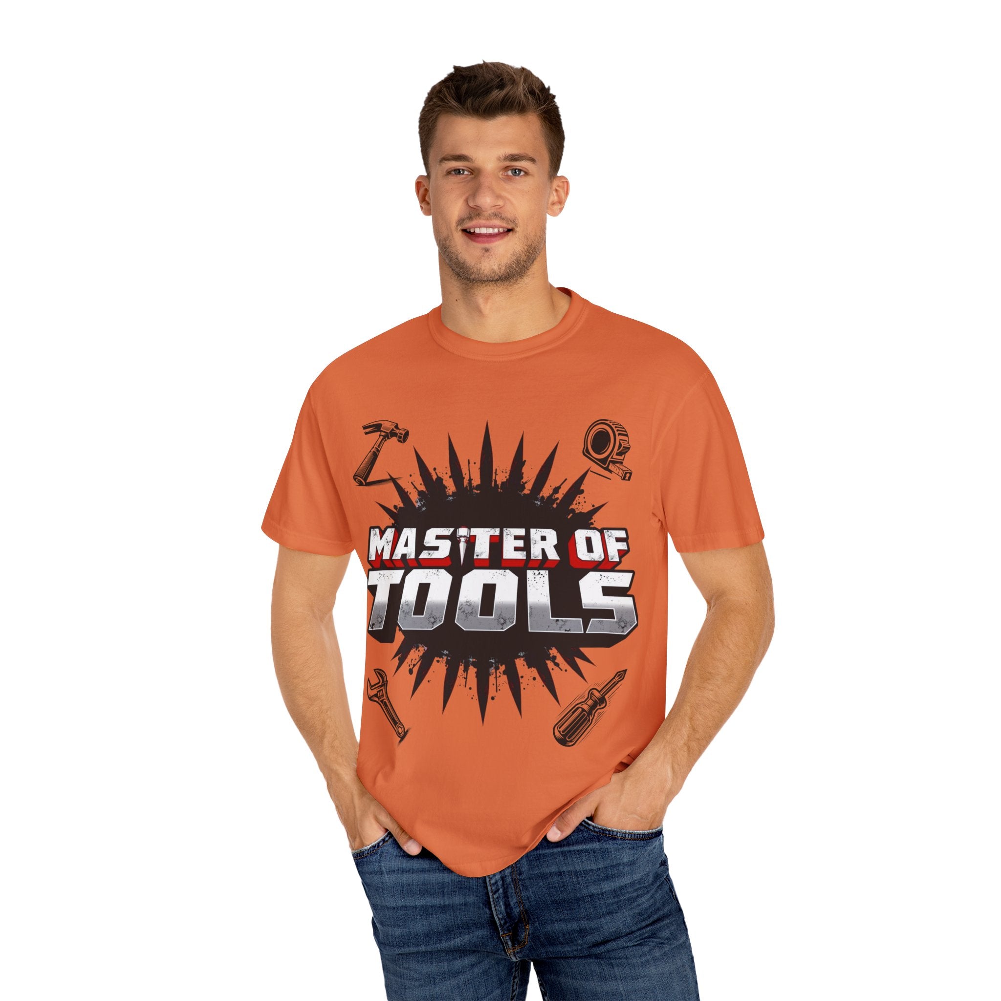 Master of Tools Unisex T-Shirt | Gift for DIY Enthusiasts | Crafting, Birthdays, Father's Day, Construction