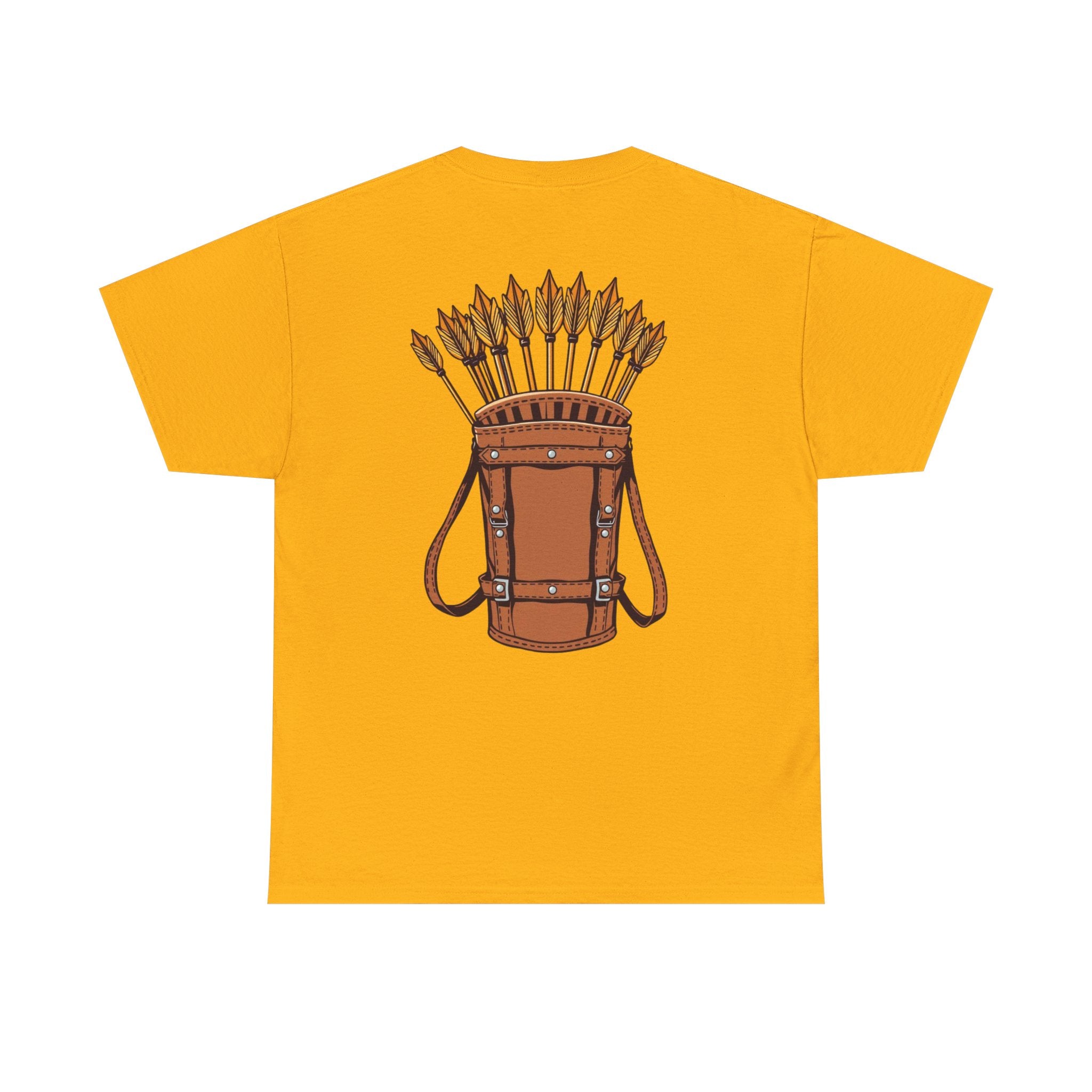 Robin Hood-Inspired Unisex Heavy Cotton Tee, Gamer Gift, Fantasy T-Shirt, Geeky Apparel, Celebration Wear, Unique Costume Tee