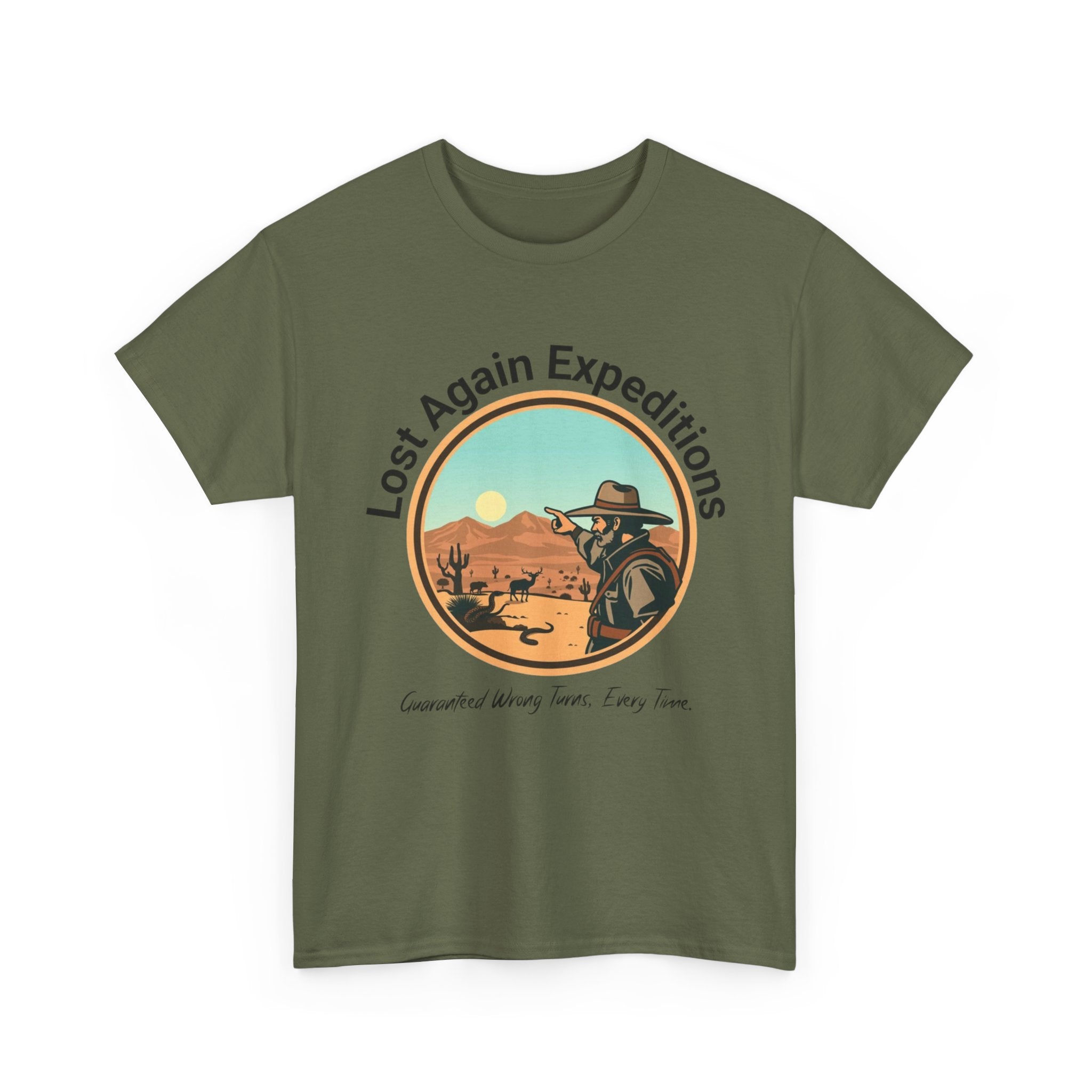 Vintage Adventure Graphic Tee, Lost Again Expeditions Shirt, Travel T-shirt, Unisex Cotton Top, Perfect Gift for Explorers