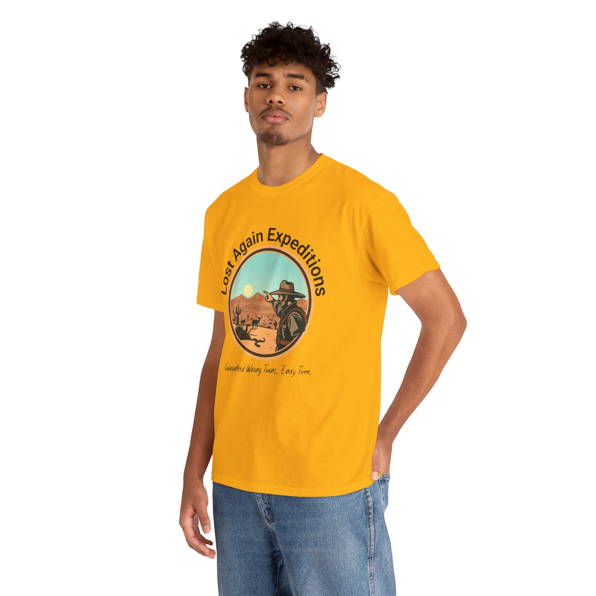 Vintage Adventure Graphic Tee, Lost Again Expeditions Shirt, Travel T-shirt, Unisex Cotton Top, Perfect Gift for Explorers