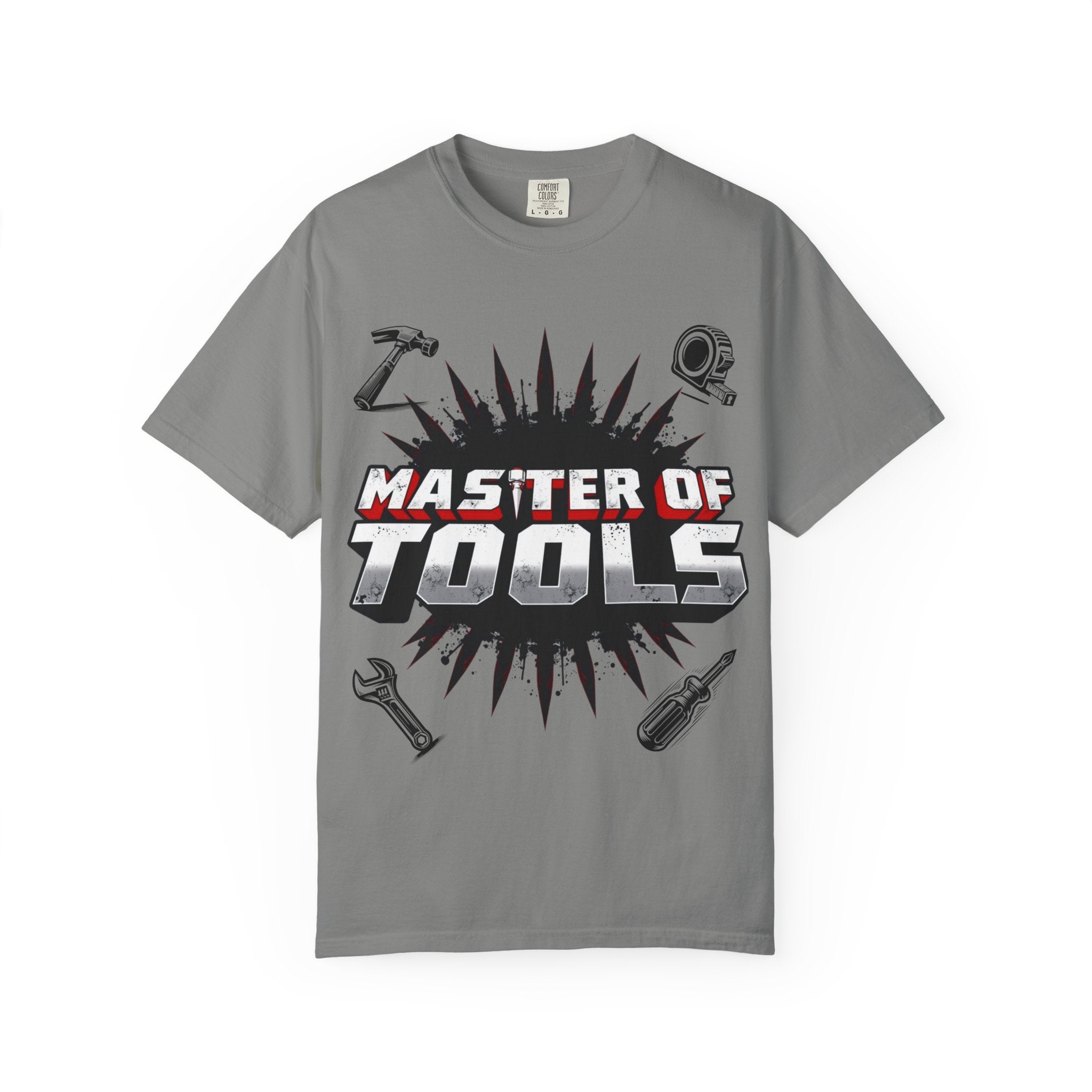 Master of Tools Unisex T-Shirt | Gift for DIY Enthusiasts | Crafting, Birthdays, Father's Day, Construction