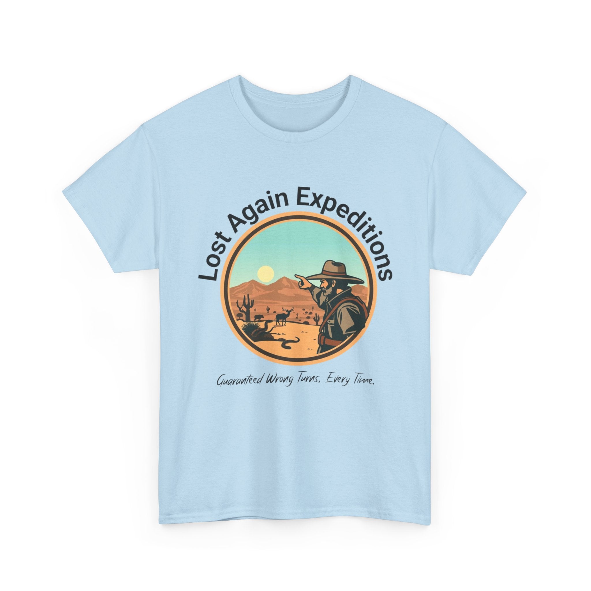 Vintage Adventure Graphic Tee, Lost Again Expeditions Shirt, Travel T-shirt, Unisex Cotton Top, Perfect Gift for Explorers