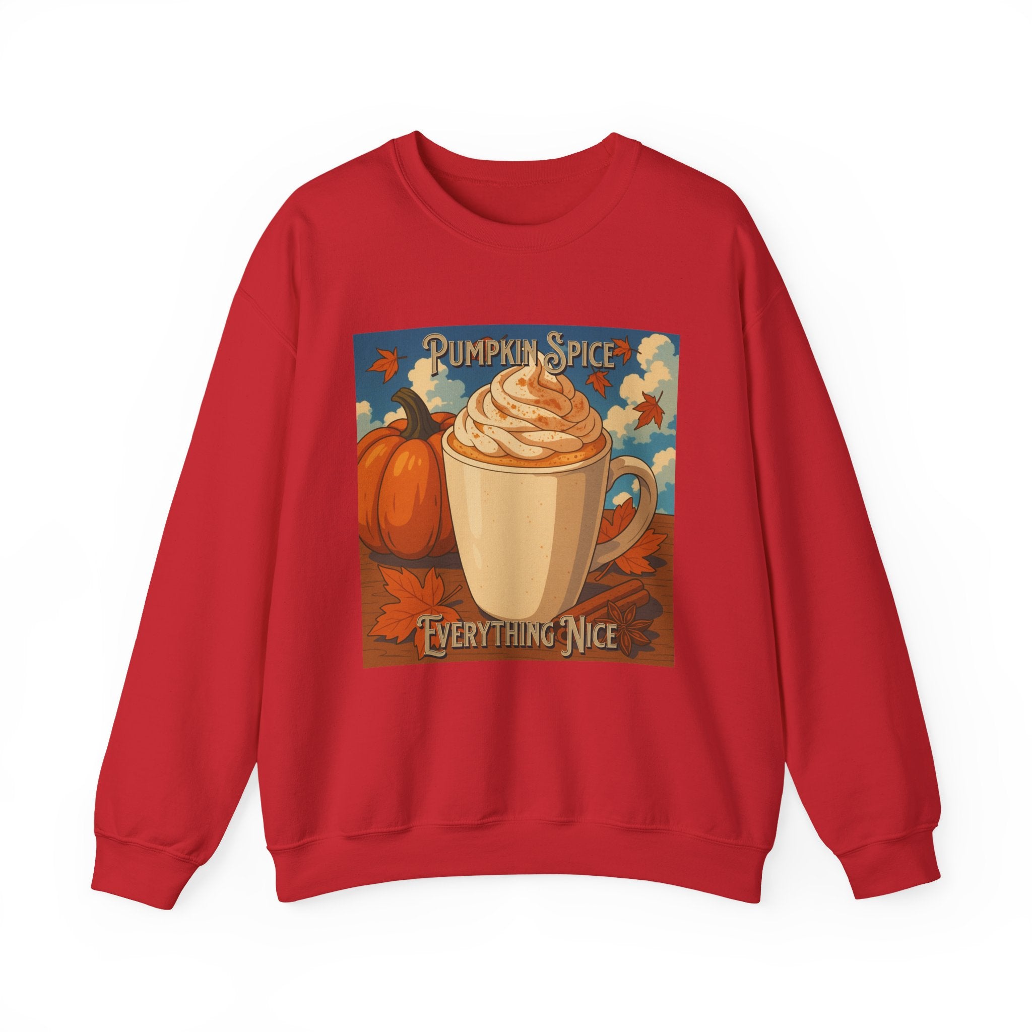 Cozy Pumpkin Spice Sweatshirt | Fall Fashion, Sweatshirt Gift, Autumn Style, Coffee Lover Apparel, Thanksgiving Outfit