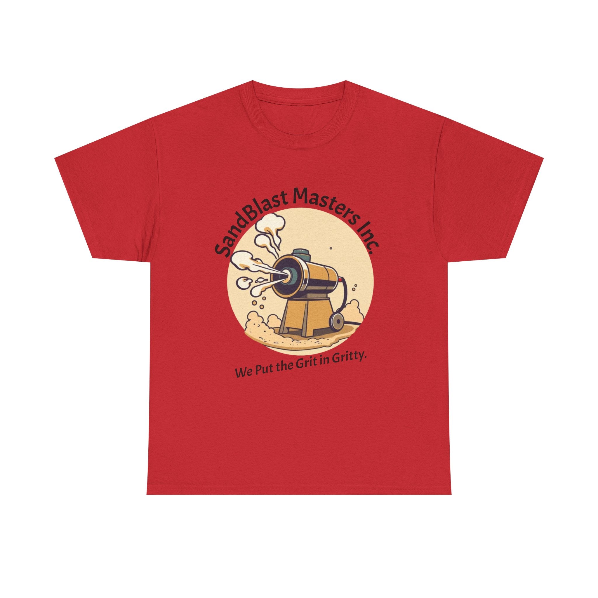 Sandblast Masters Inc. Unisex Heavy Cotton Tee - Casual Workwear, Graphic Tee, Gritty T-Shirt, Creative Gift, Comfortable Everyday Wear