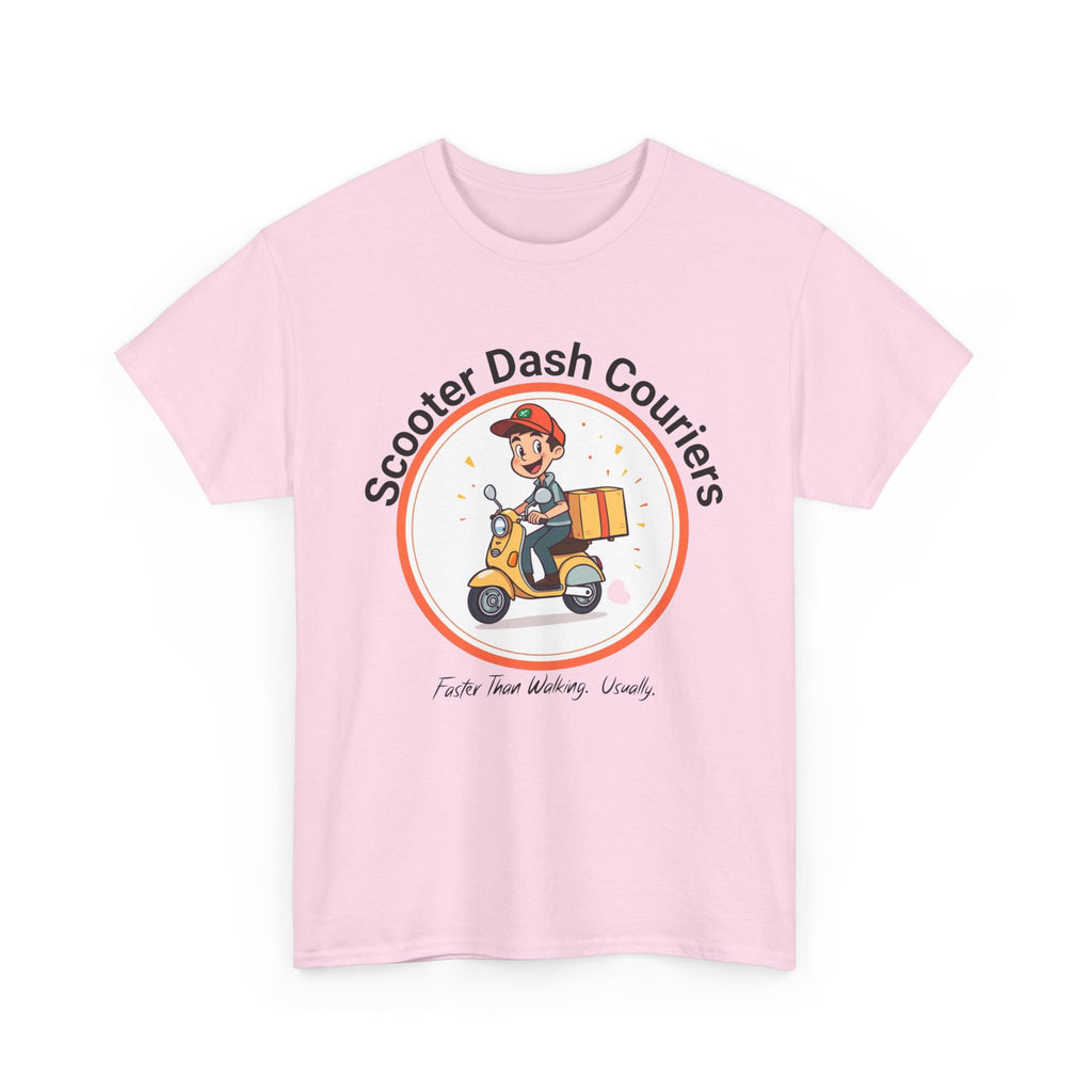Scooter Courier Tee - Fun Urban Delivery T-Shirt, Perfect for Gifting, Casual Wear, Festivals, Everyday Use