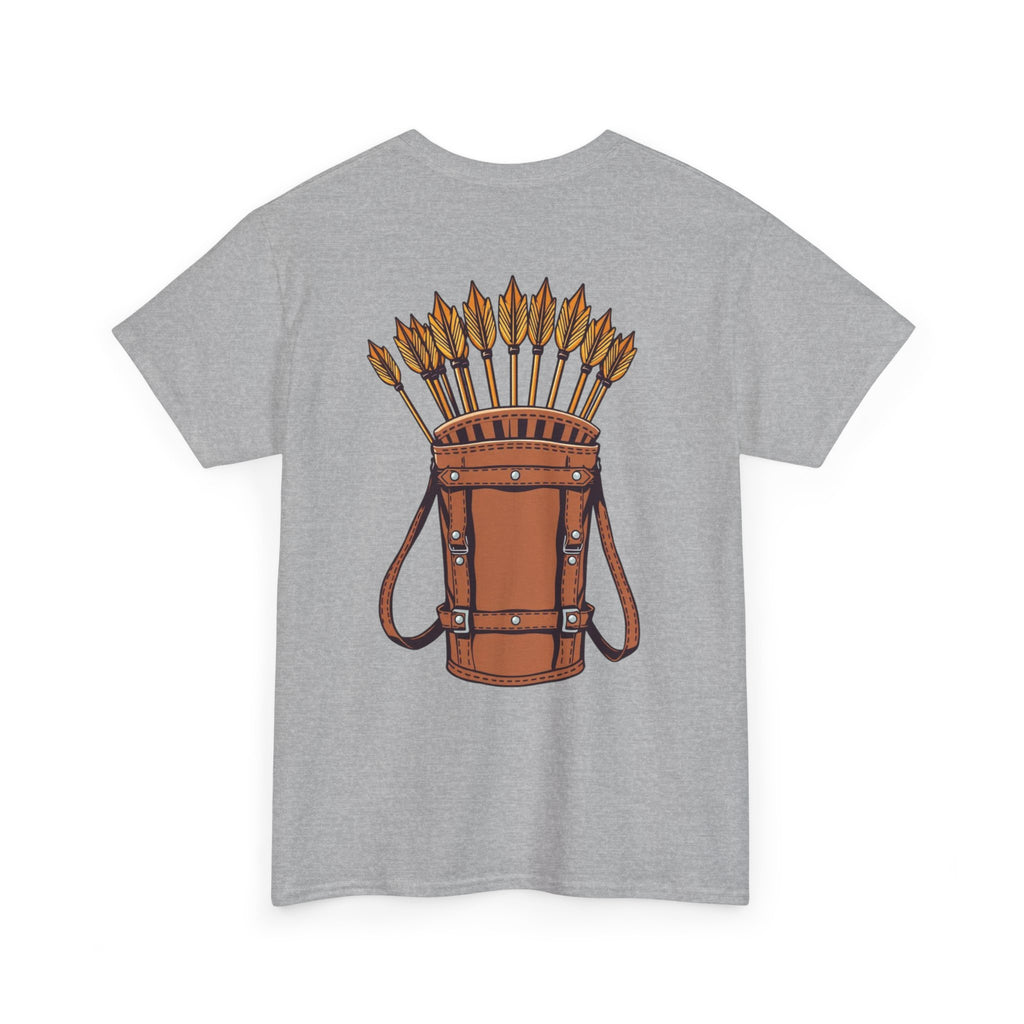 Robin Hood-Inspired Unisex Heavy Cotton Tee, Gamer Gift, Fantasy T-Shirt, Geeky Apparel, Celebration Wear, Unique Costume Tee
