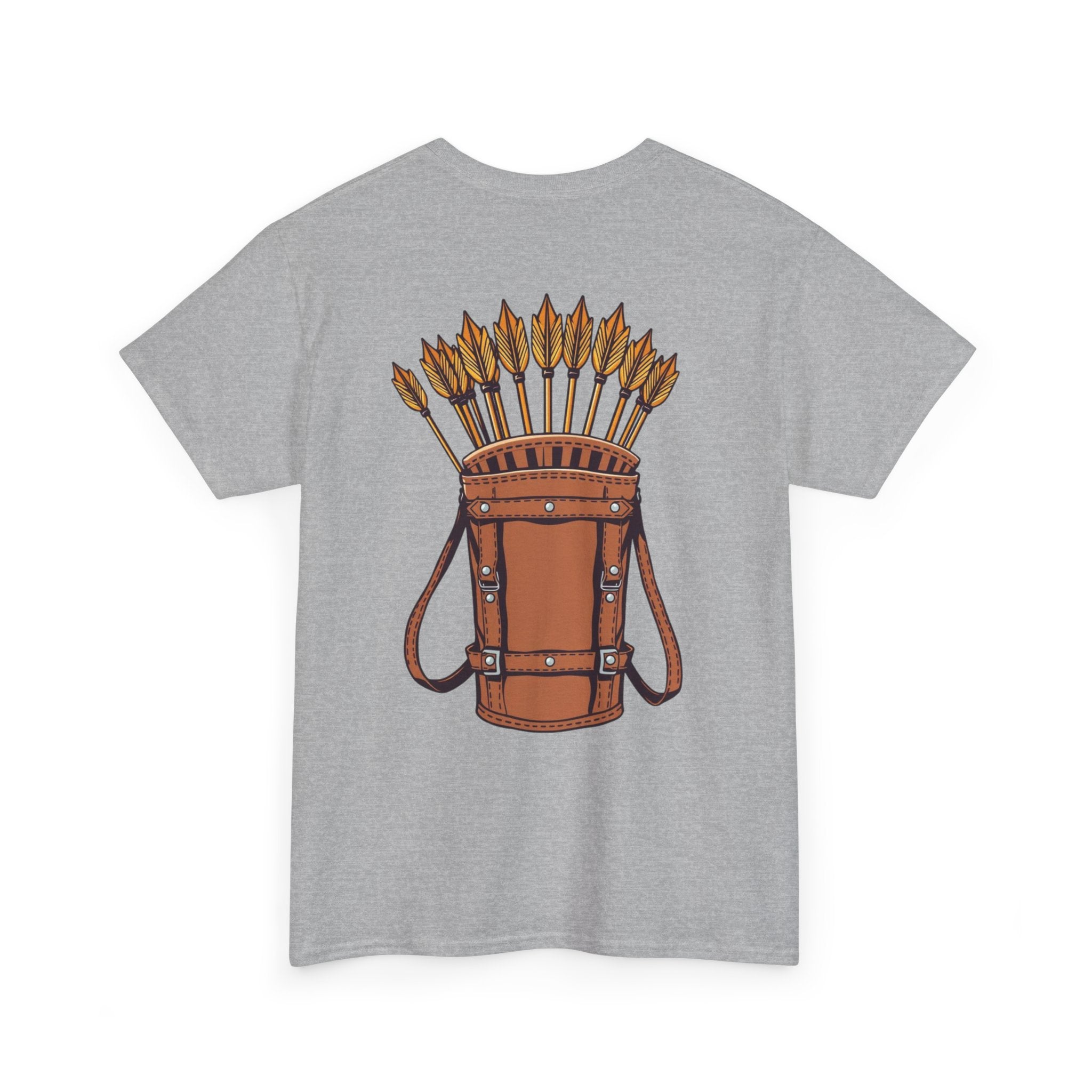 Robin Hood-Inspired Unisex Heavy Cotton Tee, Gamer Gift, Fantasy T-Shirt, Geeky Apparel, Celebration Wear, Unique Costume Tee