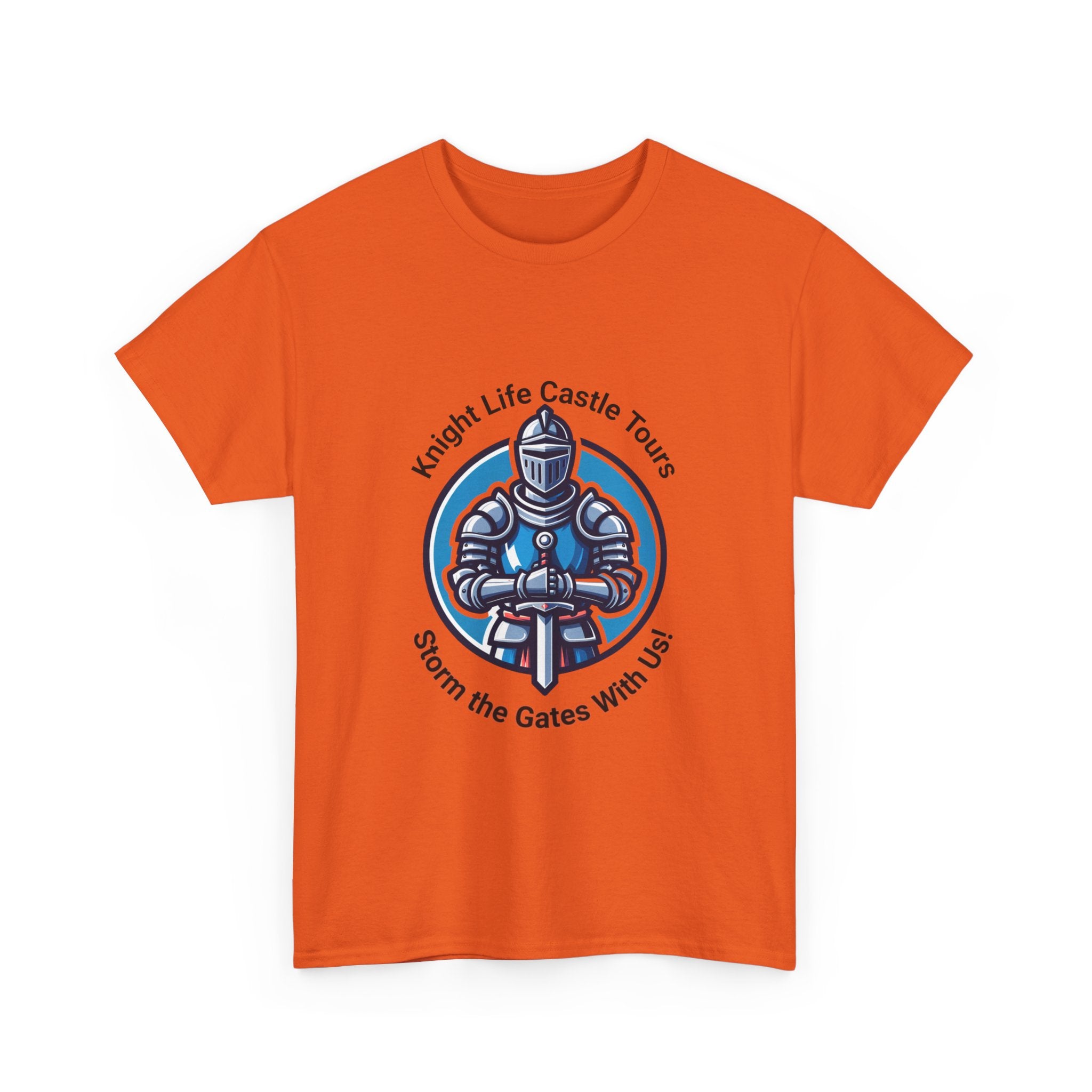 Knight Life Castle Tour Tee, Funny Graphic T-Shirt, Unisex Cotton Tee, Gift for Gamers, Summer Casual Wear, Adventure Theme Shirt