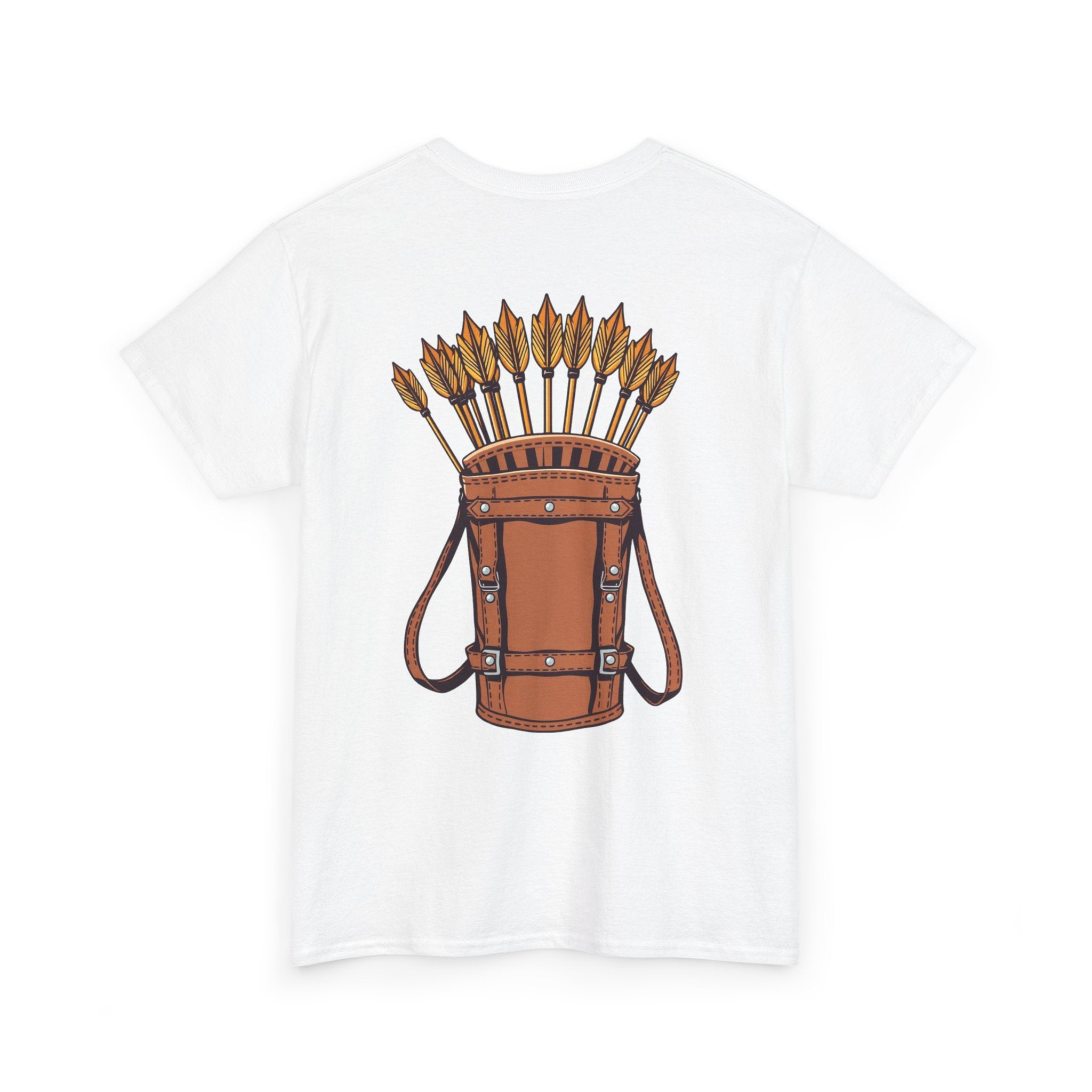 Robin Hood-Inspired Unisex Heavy Cotton Tee, Gamer Gift, Fantasy T-Shirt, Geeky Apparel, Celebration Wear, Unique Costume Tee