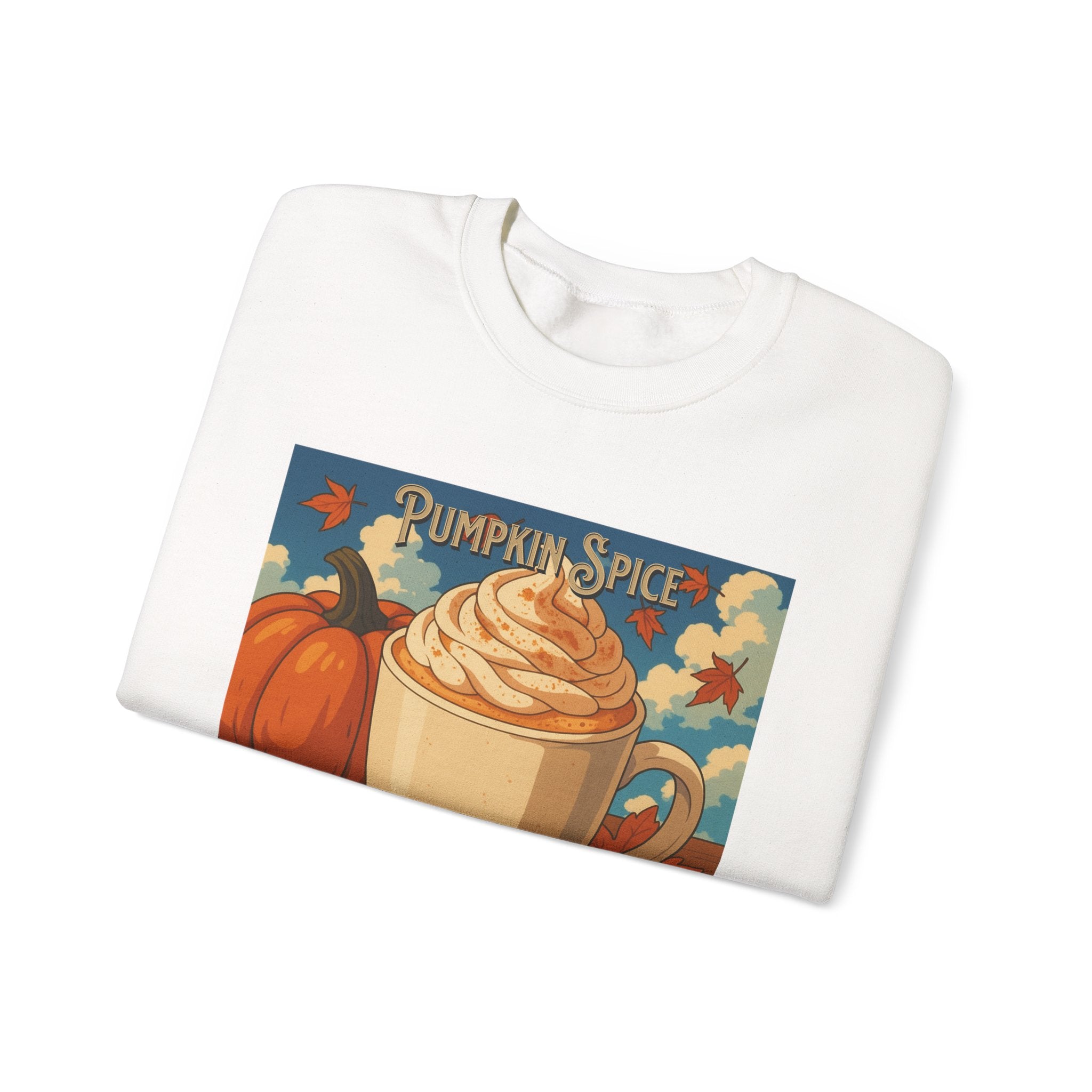 Cozy Pumpkin Spice Sweatshirt | Fall Fashion, Sweatshirt Gift, Autumn Style, Coffee Lover Apparel, Thanksgiving Outfit