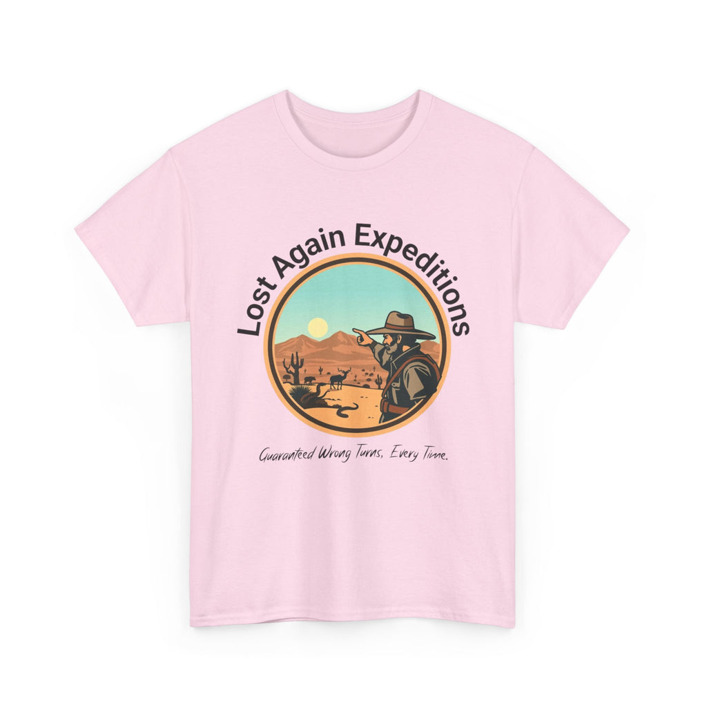 Vintage Adventure Graphic Tee, Lost Again Expeditions Shirt, Travel T-shirt, Unisex Cotton Top, Perfect Gift for Explorers