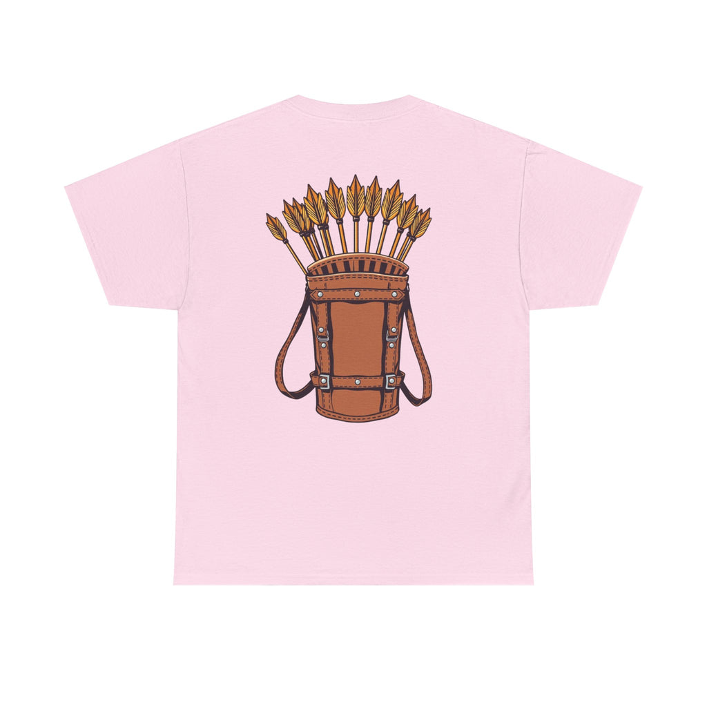 Robin Hood-Inspired Unisex Heavy Cotton Tee, Gamer Gift, Fantasy T-Shirt, Geeky Apparel, Celebration Wear, Unique Costume Tee