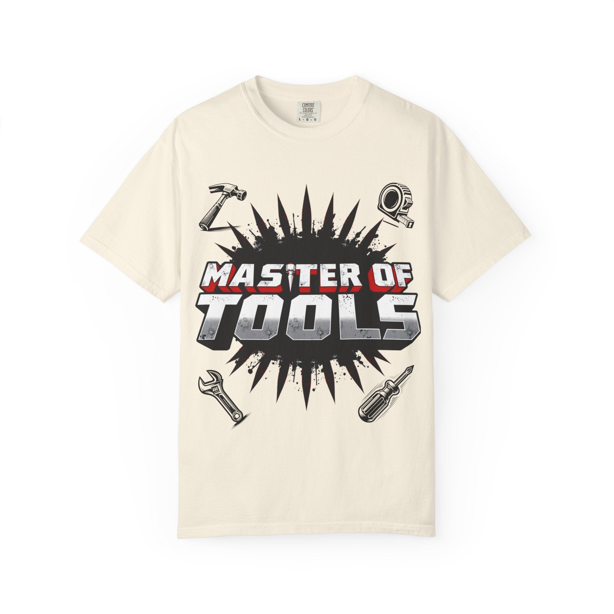 Master of Tools Unisex T-Shirt | Gift for DIY Enthusiasts | Crafting, Birthdays, Father's Day, Construction
