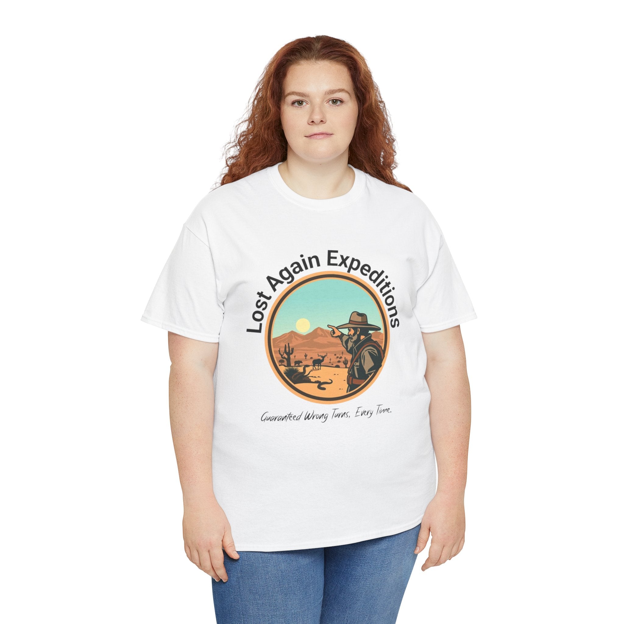 Vintage Adventure Graphic Tee, Lost Again Expeditions Shirt, Travel T-shirt, Unisex Cotton Top, Perfect Gift for Explorers