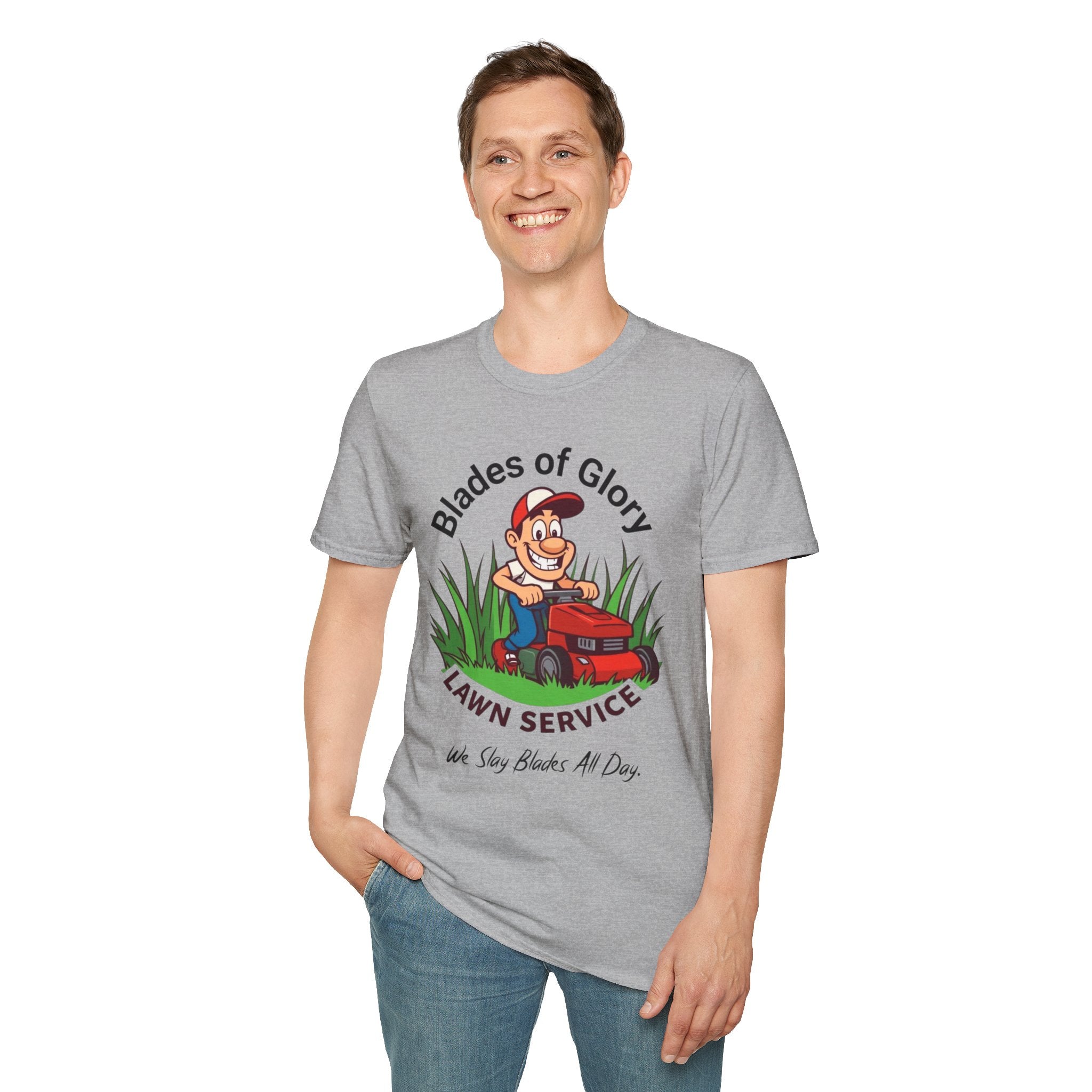 Whimsical Lawn Care T-Shirt, Gardening Gift, Funny Lawn Care Tee, Father's Day Gift, Summer Casual Wear
