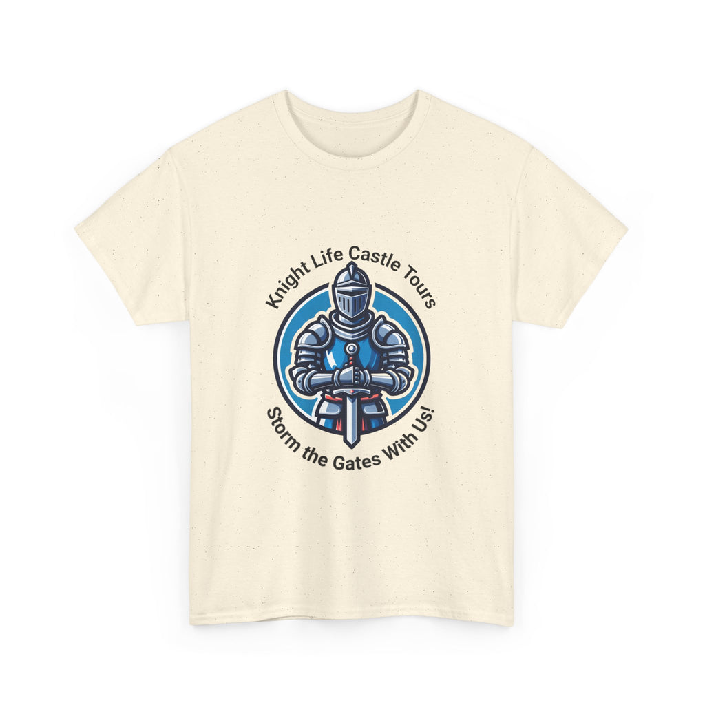 Knight Life Castle Tour Tee, Funny Graphic T-Shirt, Unisex Cotton Tee, Gift for Gamers, Summer Casual Wear, Adventure Theme Shirt